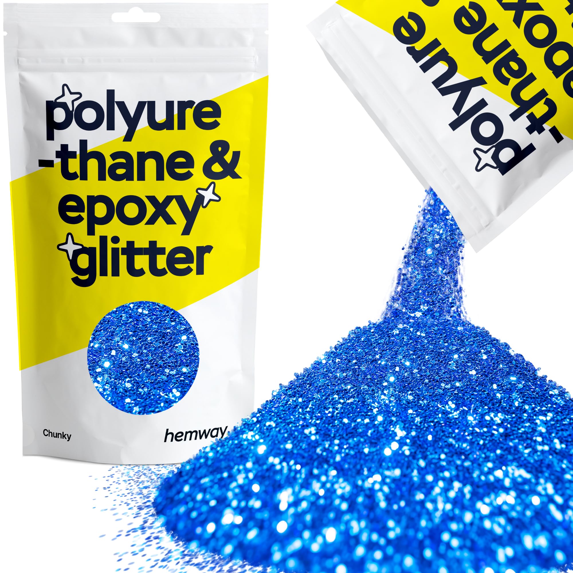 Hemway Resin Glitter Bronze Brown 100g Super Chunky | Polyurethane & Epoxy Glitter for Resin Crafts, Tumblers, Coasters, Floor & Table Art — view 248