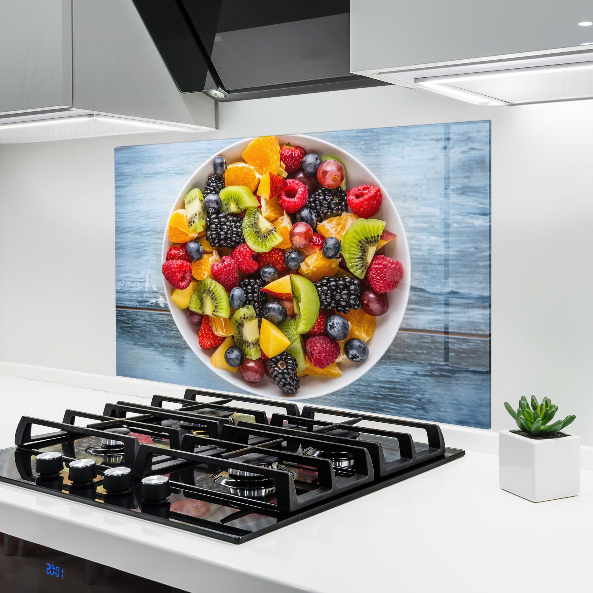 Plaque en verre ARTHUB 60x100 cm verre trempé haut de gamme pour une cuisine moderne et raffinée