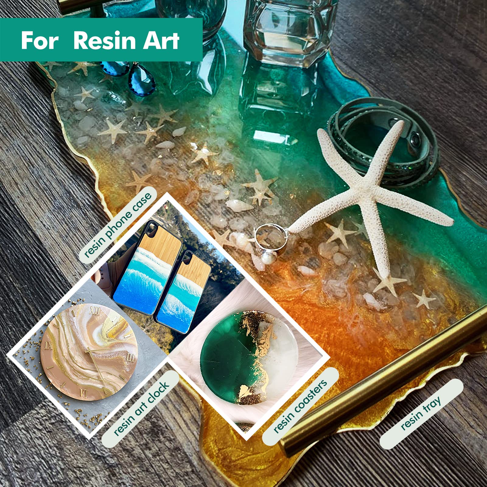 Waysroma Polvere di Mica,30 Colori Pigmento di Resina Epossidica per Fare Resina,Sapone,Bombe da Bagno,Epossidica,Candela,Trucco,Artigianato,Adatto per i regali San Valentino(5g per Bottiglia)