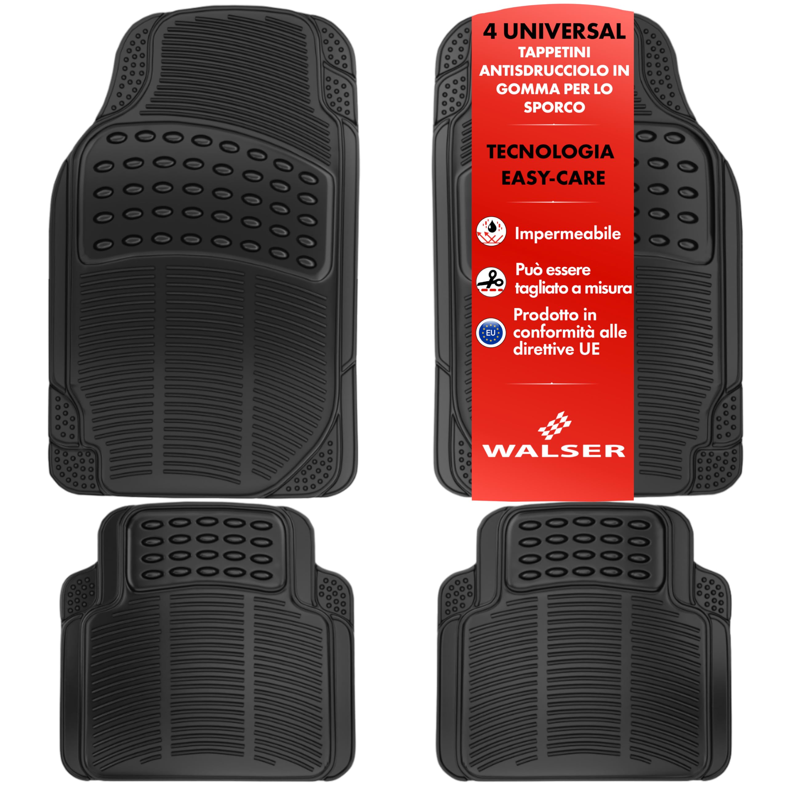Tappetini in gomma per auto su misura XTR per Hyundai i10 III (AC3, AI3) 09/2019-2025 | i10 III | 75349