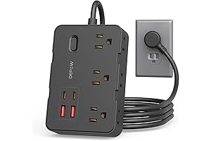 Surge Protector Power Strip with USB Ports