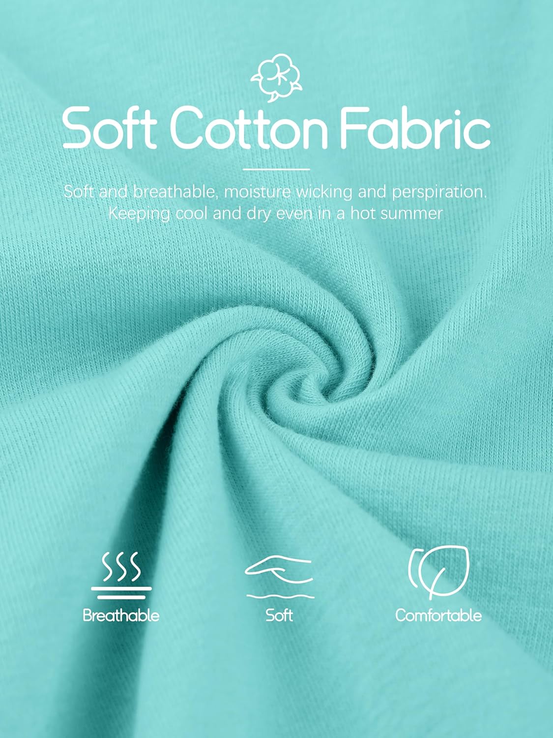 5 Pack Girls Shirts Short Sleeve Shirt for Girls Soft Cotton Tees Kids Tshirts Clothes Summer Tops T-Shirt - Image 2