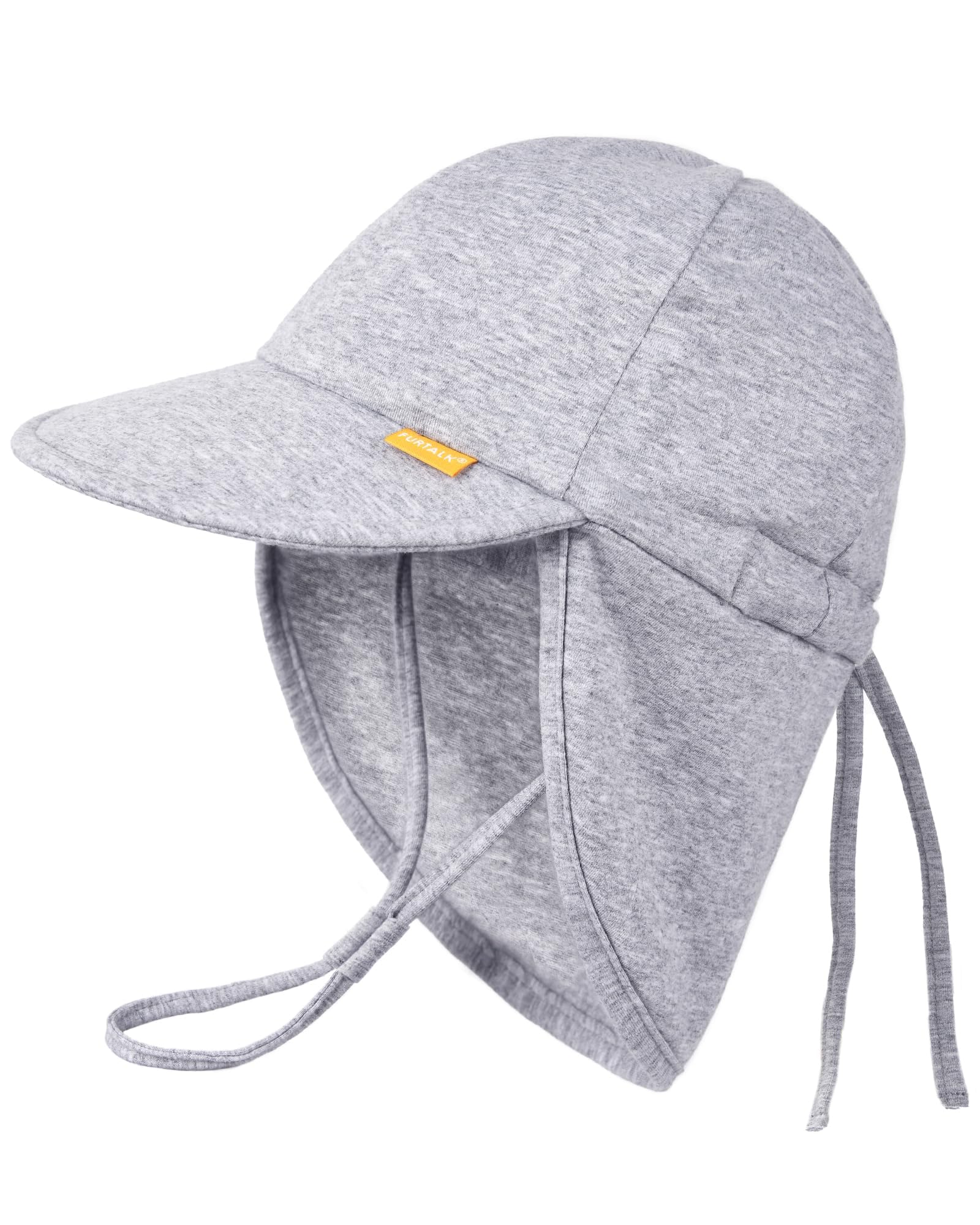 FURTALK Baby Kleinkind Sonnenhut UPF 50+ UV-Schutz Mädchen & Jungen Sommer Kappe Kinder Strand Mütze mit Verstellbarer Kinnriemen und Halsklappen