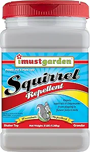 I Must Garden Squirrel Repellent - 3lb Granular - Stops Digging in Flower Pots and Beds