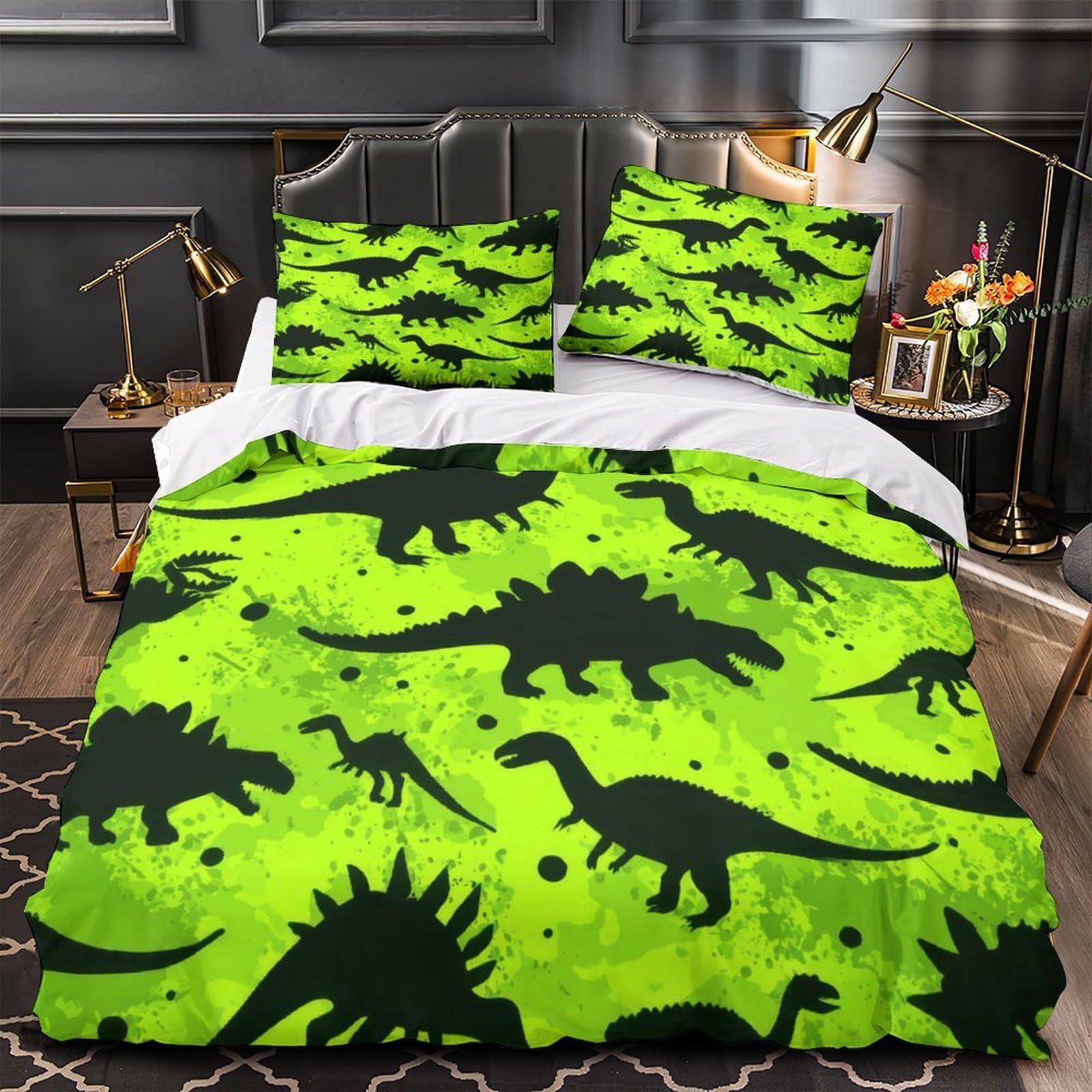 Housse de couette 260x220 cm imprimée 3D pour lit Super King