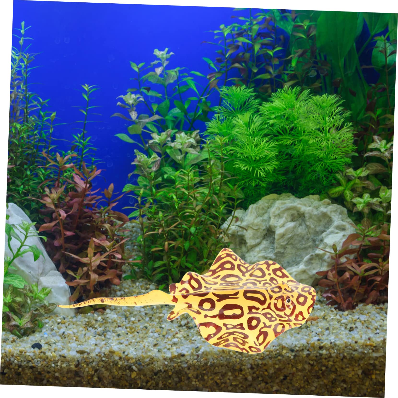 ifundom 10stücke Silicone Fish Figurine Aquarium Deko Lebensechte Fake Fische Für Fischtank Und Aquarien Gelb Und Schwarz Langlebig Und Naturgetreu