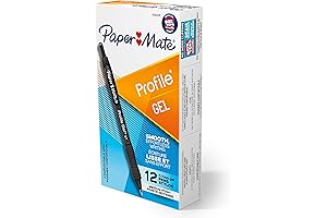 Sharpie Gel Pens, Precise Point, 0.7mm, Black Ink, Pack of 12