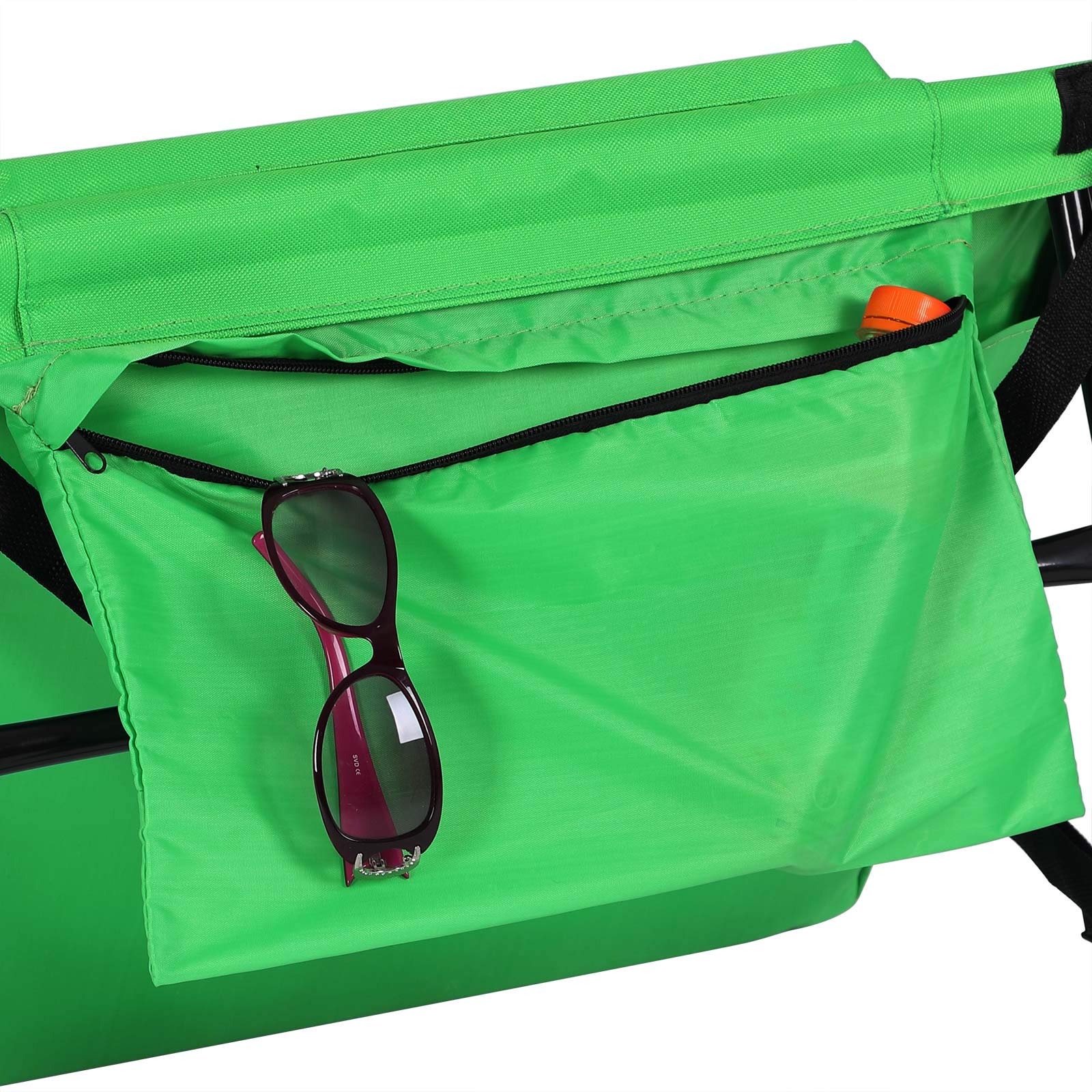 Detex® 2X Tappetino Stuoia da Spiaggia con Tasca Portaoggetti Cuscino Schienale Regolabile Custodia per Trasporto