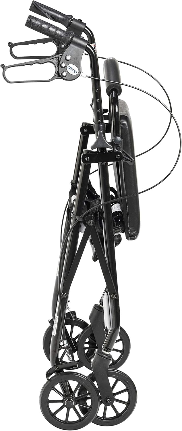 Bеѕt Dеаl Prоduсt Drive Medical R726BK Foldable Rollator Walker with Seat, Black