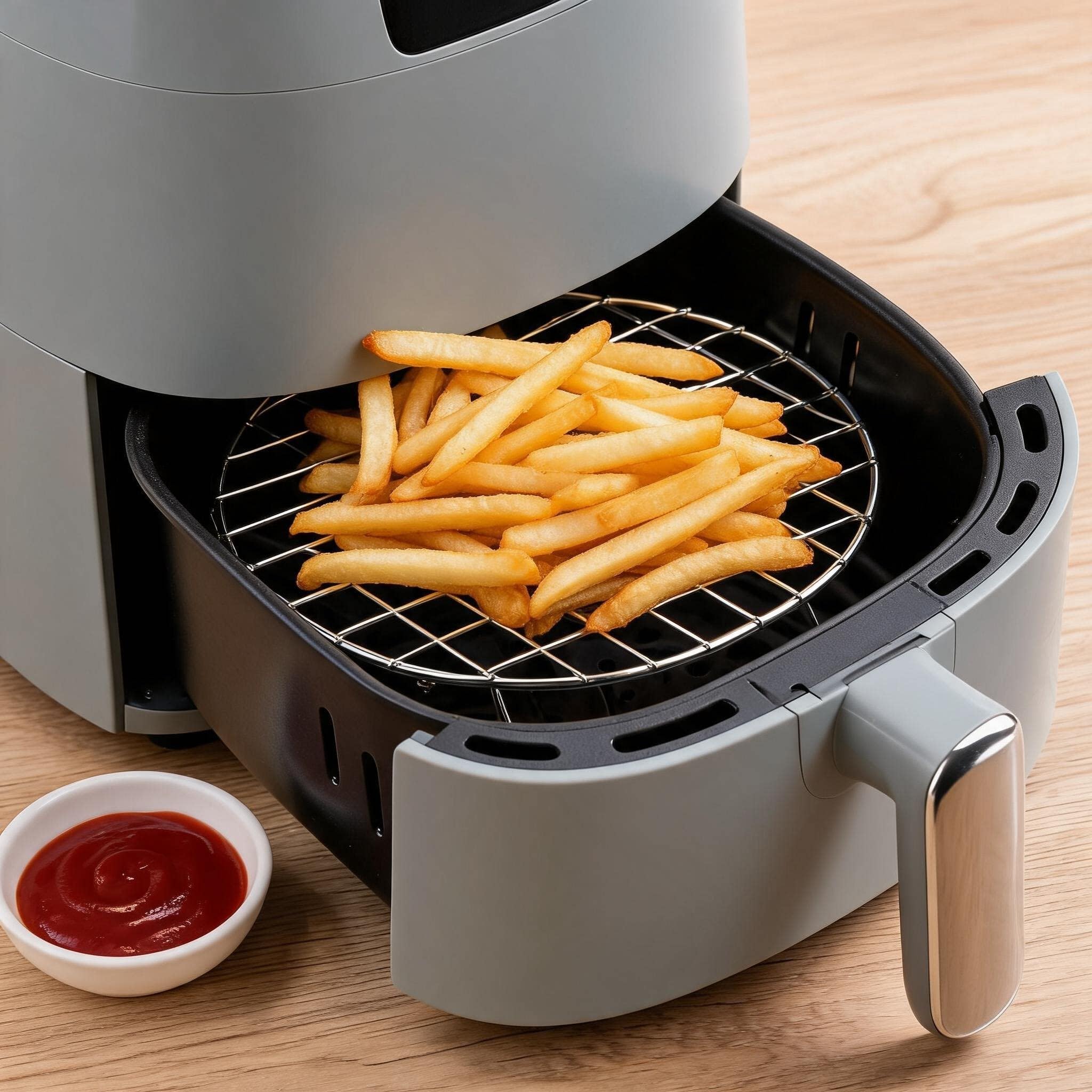 Rejilla para acero Inoxidable Air Fryer 19x4.8cm para vapor Rejilla