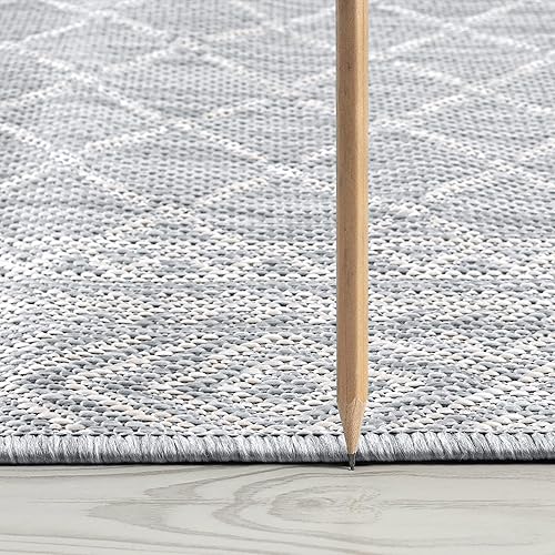 Miniatura 3 de Alfombra grande para interiores y exteriores, resistente al agua y a la decoloración, de 8 x 10 pies, para patio, terraza, porche, entrada, alfombra