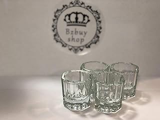 4 Nail Art Acrylic Liquid Powder Dappen Dish Glass Crystal Cup Glassware Tools