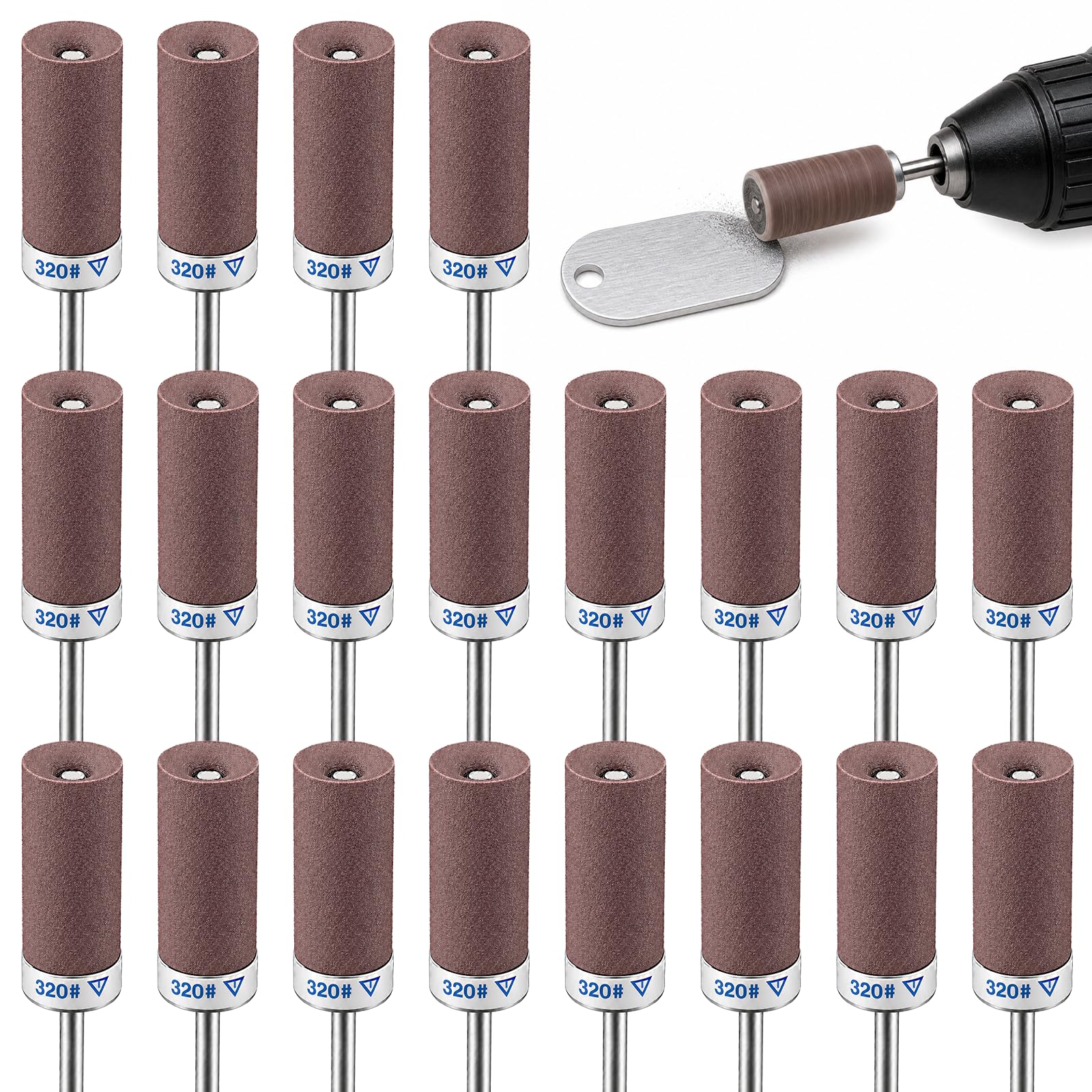 Dremel Sanding Drums - 30Pcs Grits 180-3000 -9