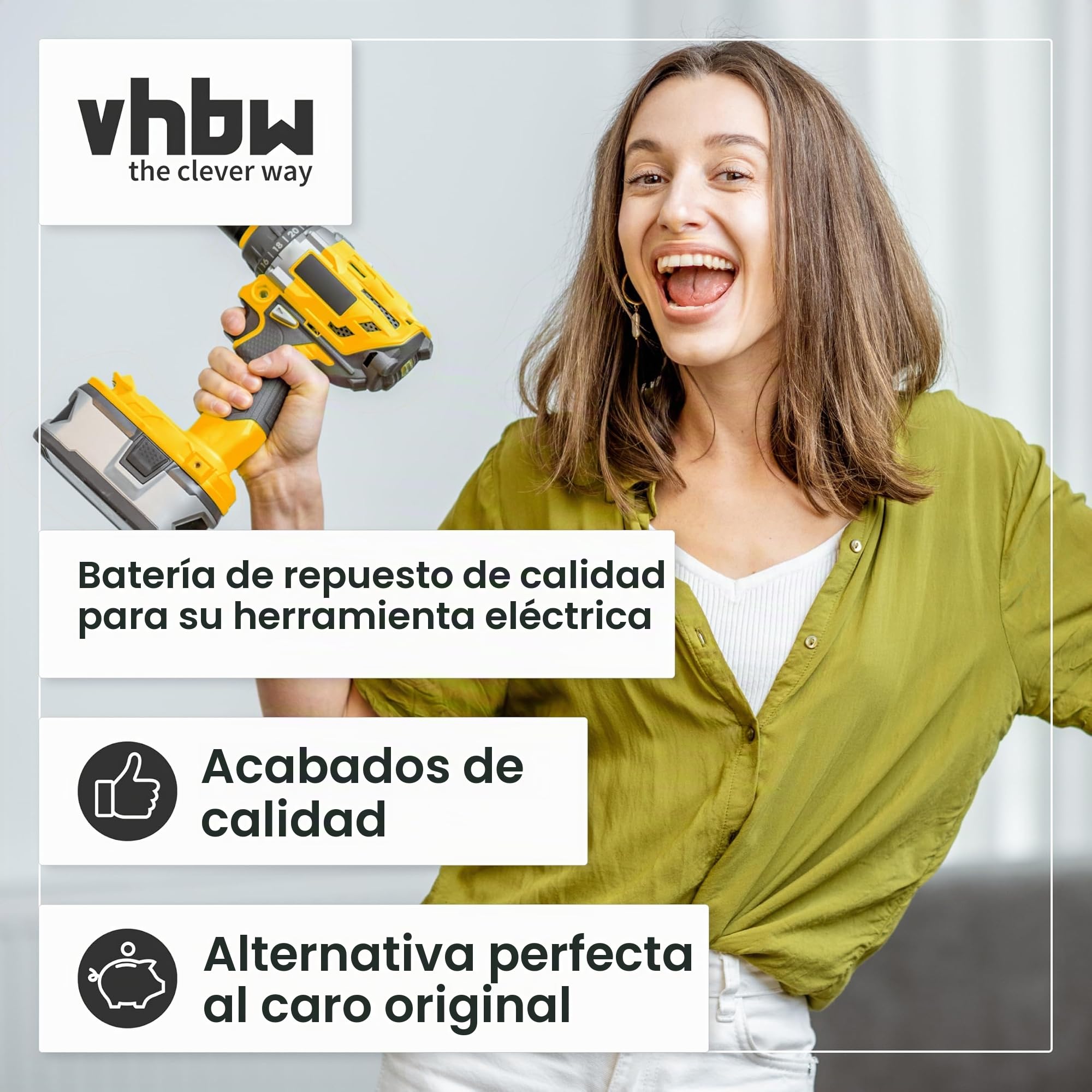 vhbw Batería Recargable Compatible con Würth Master H 28-MA Herramientas eléctricas (3000 mAh Li-Ion 28 V)
