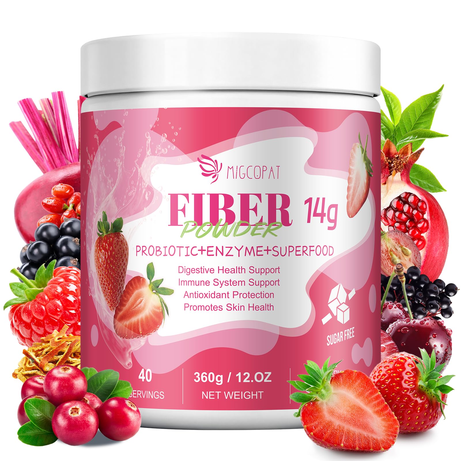 migcopat glp 1 reviews Amazon.com: Migcopat Superfood Fiber Powder with Probiotics, Prebiotics,  Digestive Enzymes, Vitamin C, Inulin, Magnesium, 14G Fiber Supplement for  Digestive Support & Skin Health, Strawberry, 40 Serv. : Health & Household