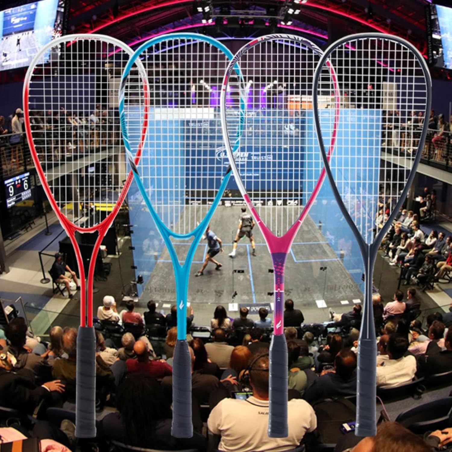 Light Weight Training Squash Racquet Shock Absorption Beginner Racket Sports Equipment for Men and Women Training Supplies