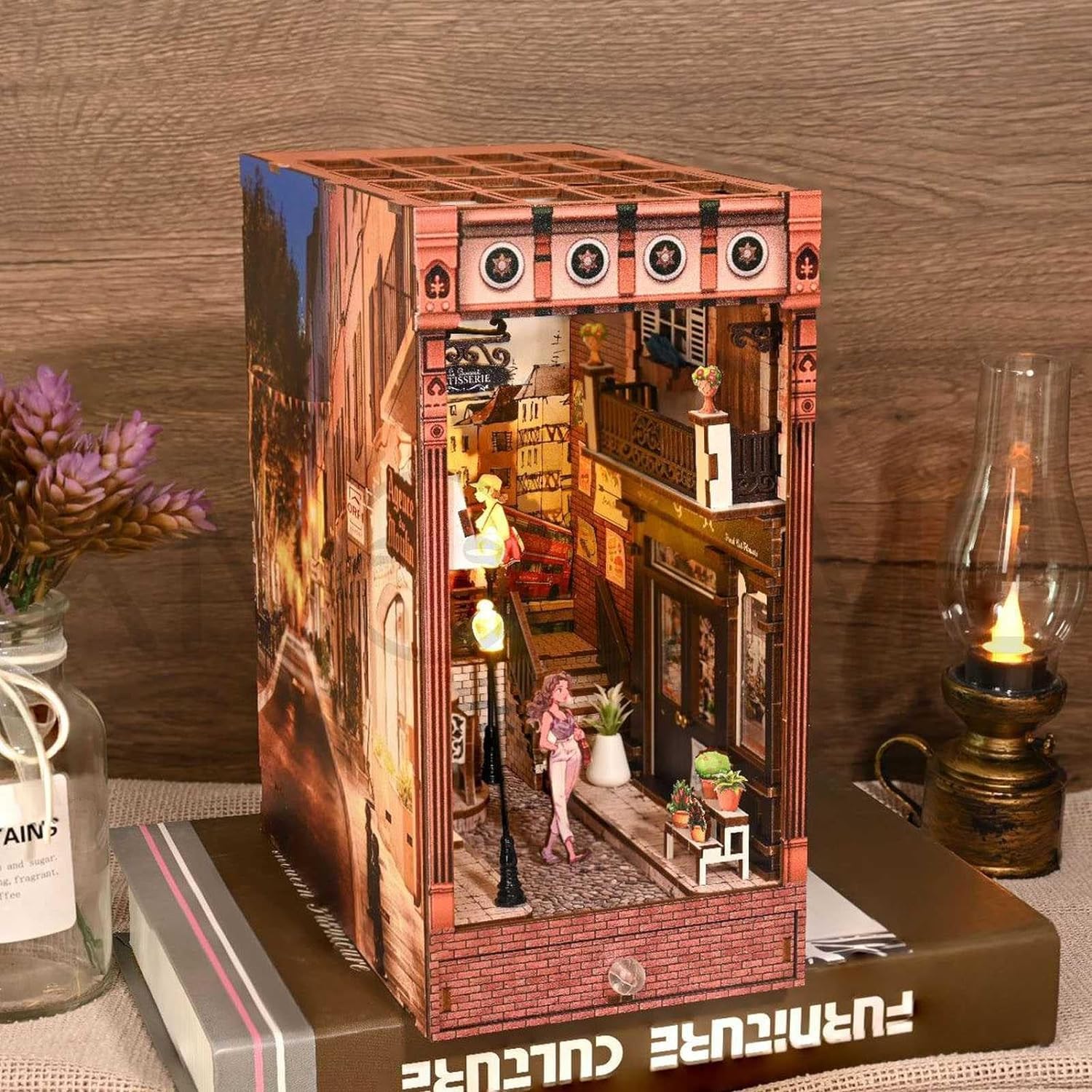 Amazon.co.jp: 教育モデル DIY ブックヌックキット、3D ドールハウス