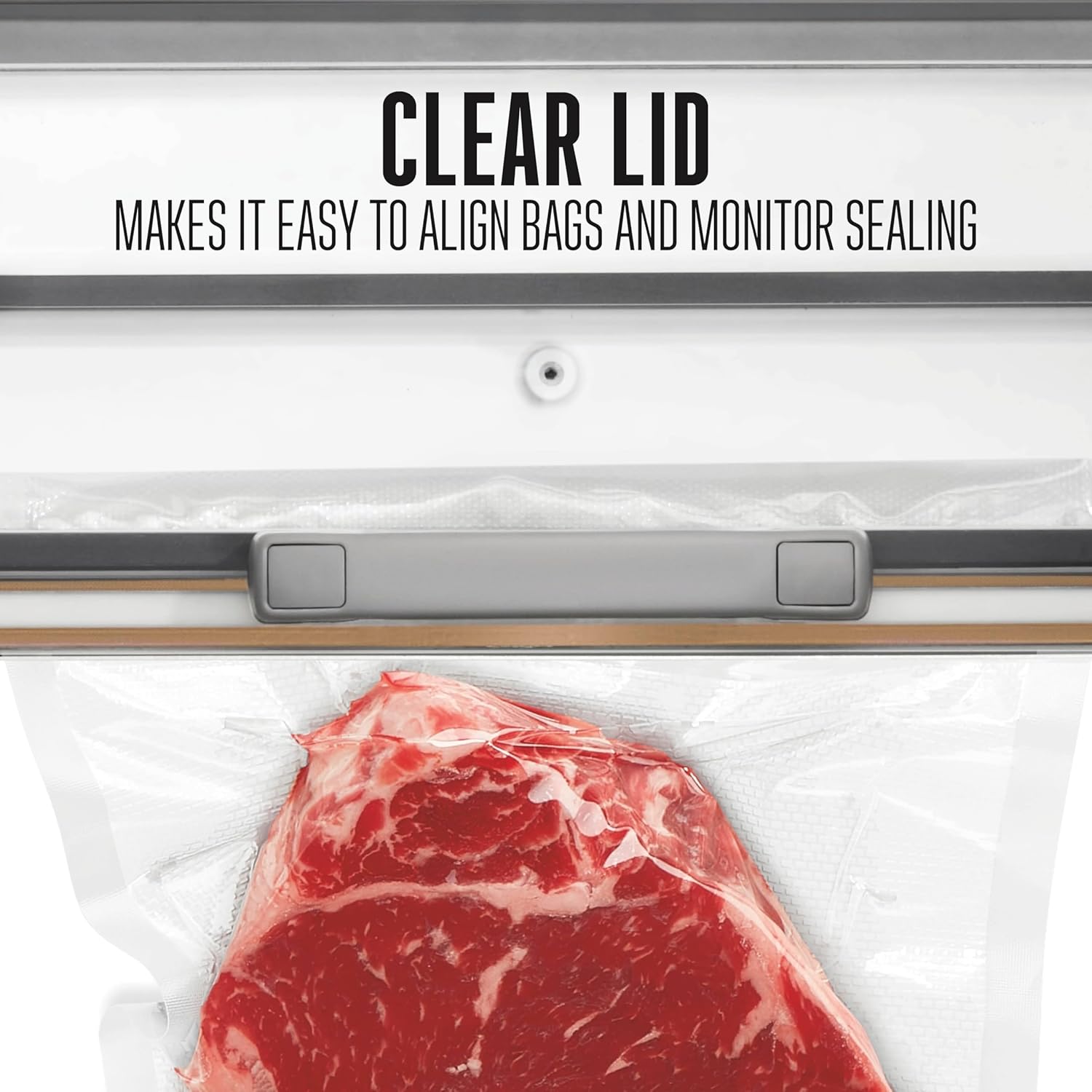 Weston Brands Vacuum Sealer Machine for Food Preservation & Sous Vide, Extra-Wide 5mm Bar for Sealing Bags up to 11" Wide, 720 Watts, Commercial Grade Pro 1400, Stainless Steel (65-0301-W)