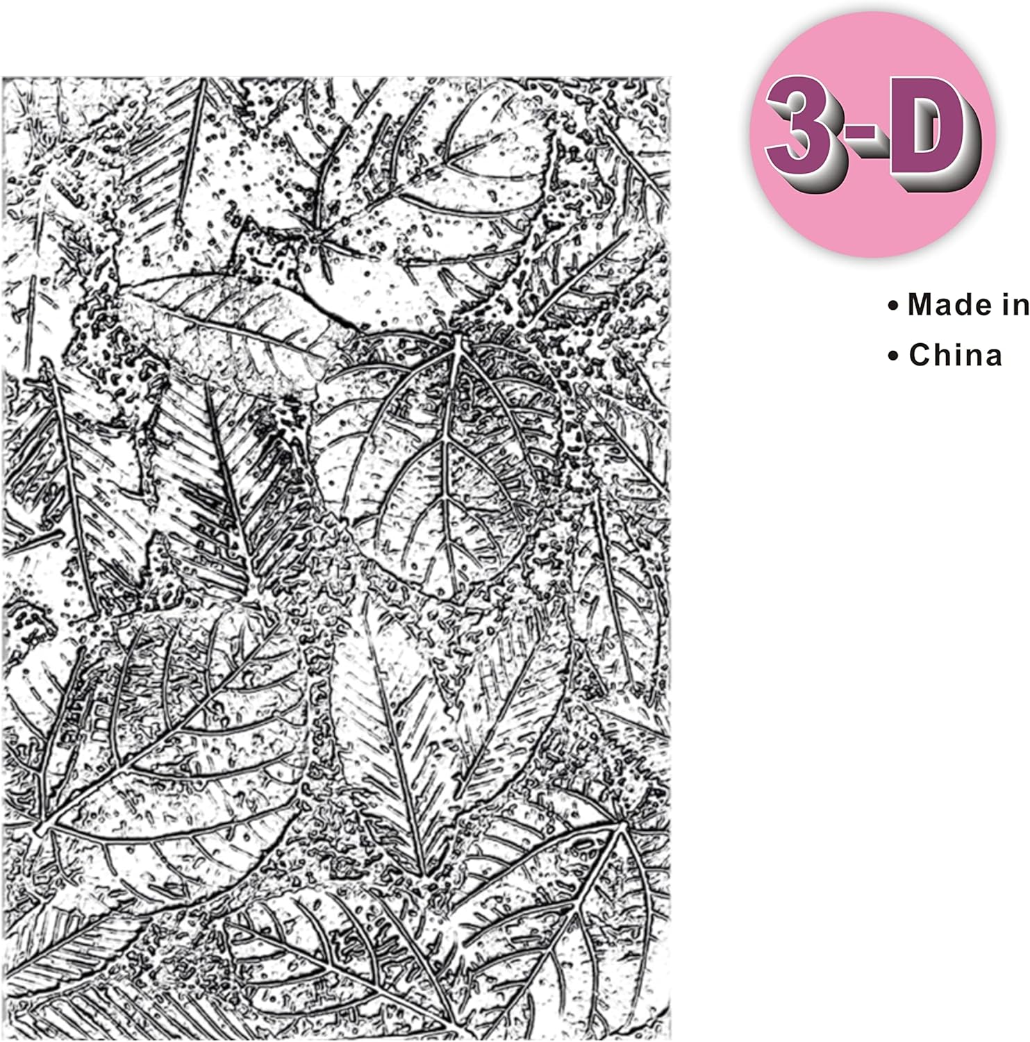 3D Plastic Embossing Folders, 11x16cm 3D Pattern Embossing Folder for Scrapbooking and Card Making(Style 6)