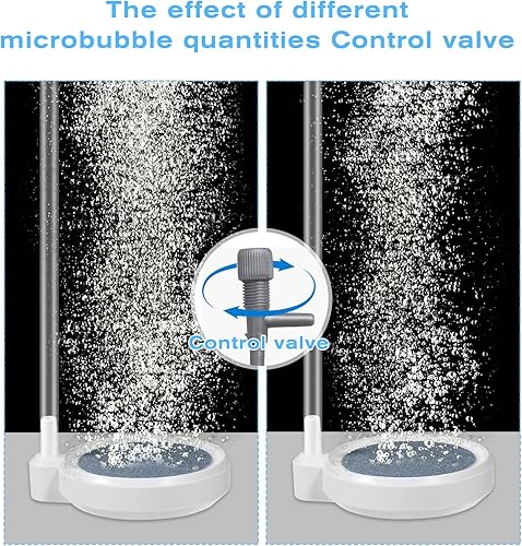 Fish Tank Bubbler 2 Inch Fish Tank Air Stone Small Nano Air Bubble Stone Aerator Oxygen Diffuser Aquarium Bubbler Fish-Tank Accessories(No Pump and Tube)
