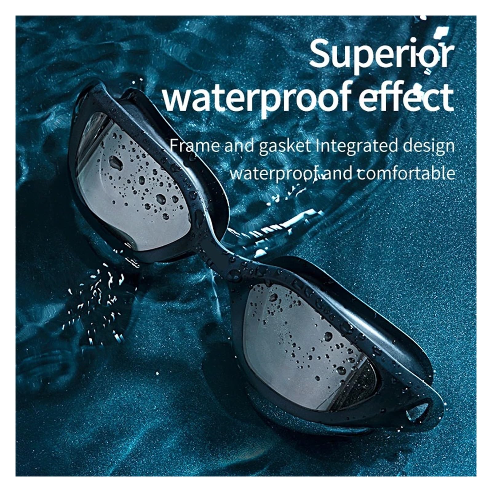 Generisch Verstellbare Schwimmbrille, Antibeschlag-Silikonbrille | Verstellbare Schwimmbrille, Antibeschlag-Silikonbrille