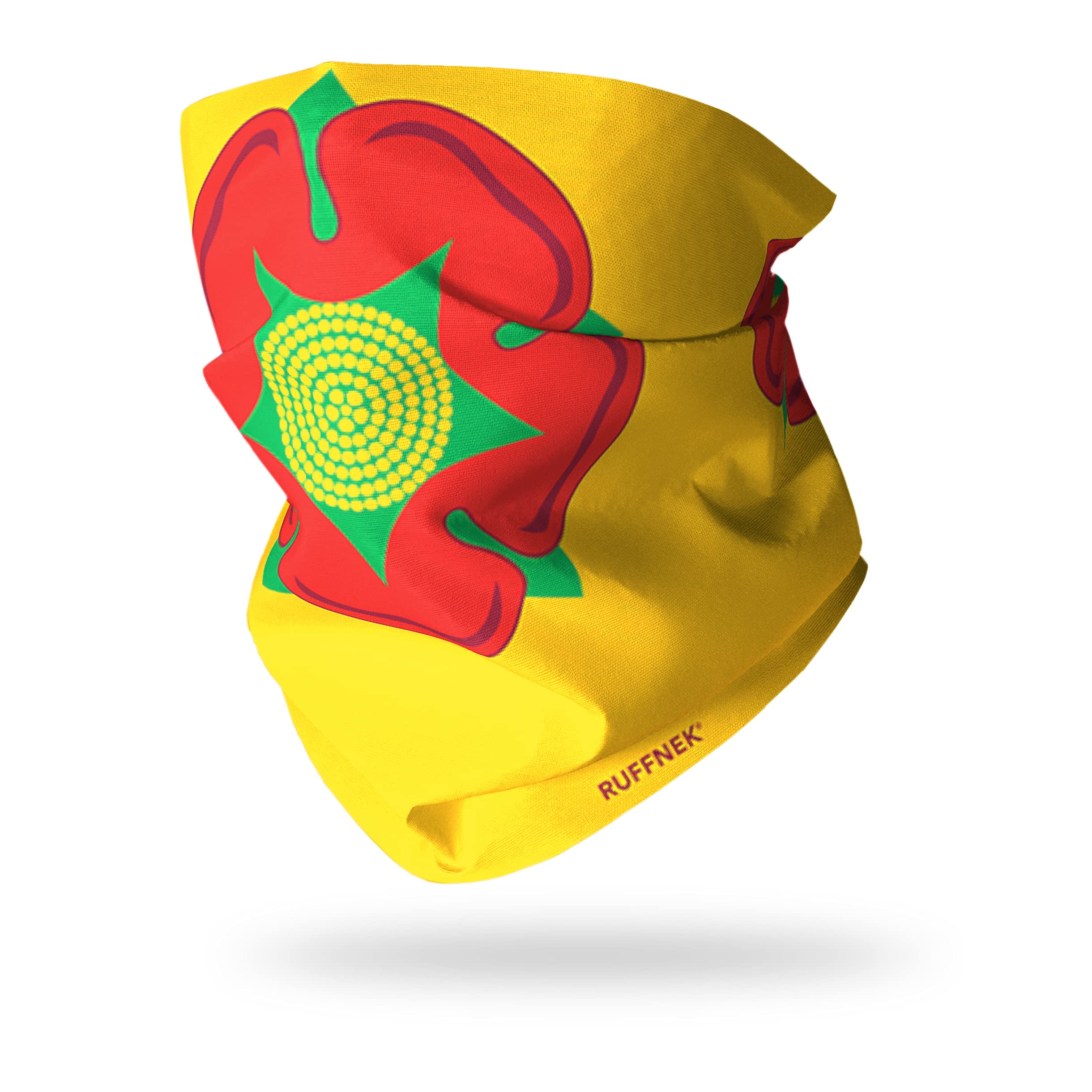 Ruffnek FLAG OF LANCASHIRE - Multifunctional Headwear/Neckwarmer/Scarf snood for men, women & children