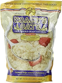 Coach's Oats 100% Whole Grain Oatmeal, 4.5 lbs