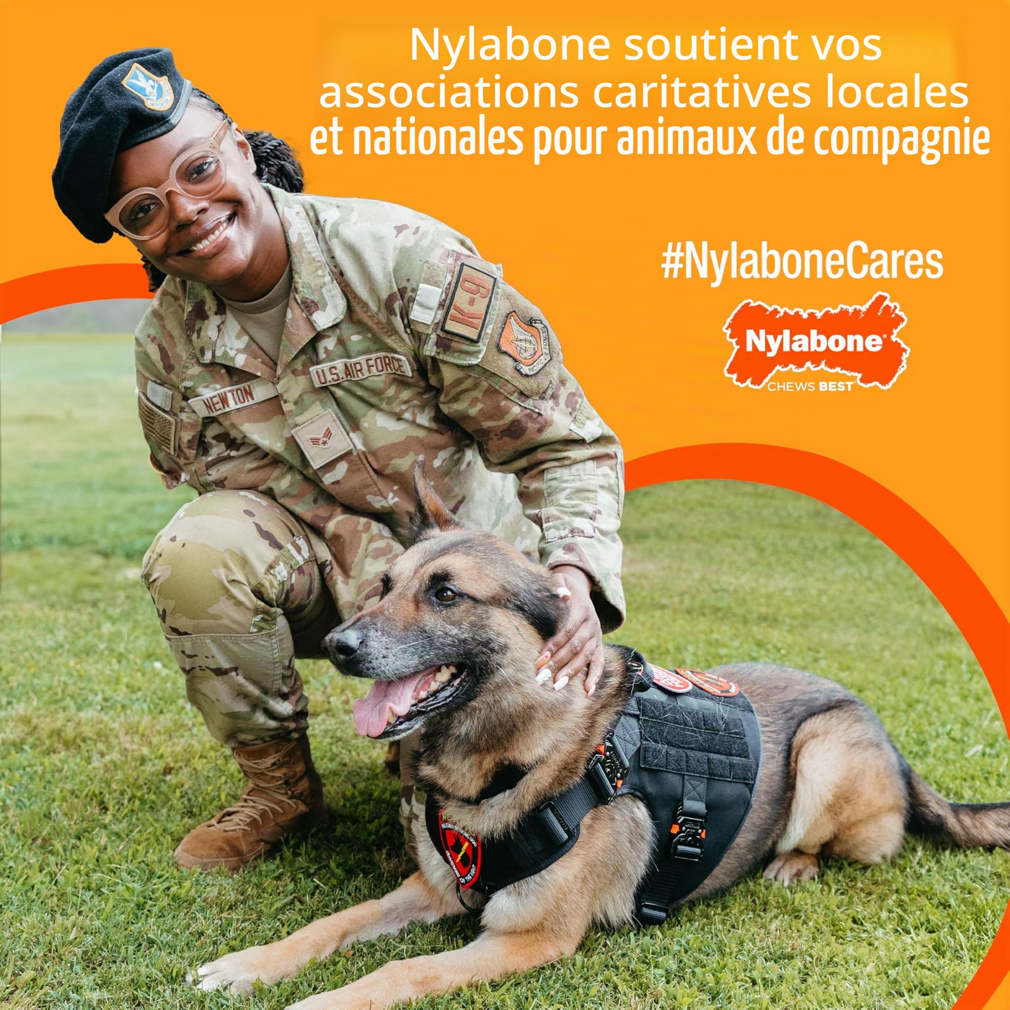 Nylabone Jouet à mâcher résistant Dura, arôme poulet - Jouet à mâcher pour chiens à mâchouillage extrême - XXL - Convient aux tout grande chiens pesant 23 kilos et plus