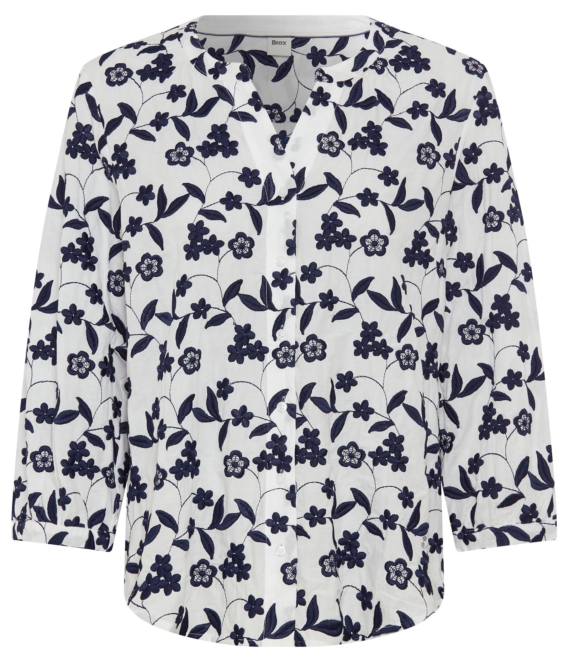 Brax Damen Style.Velia Embroidered Cotton Bluse (1er Pack)