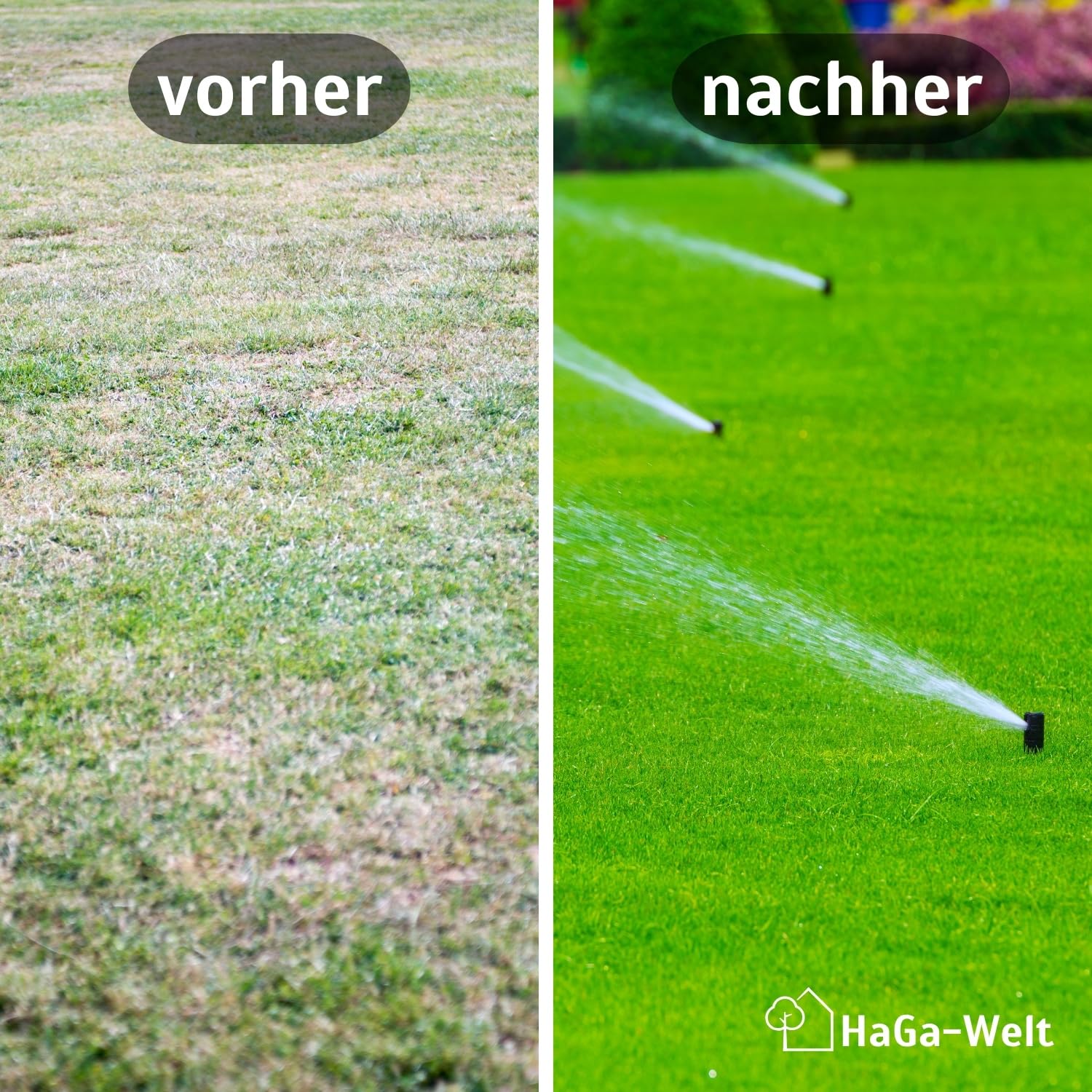 Tube PE HaGa noir 25mm x 1,5mm 10m pour irrigation jardin