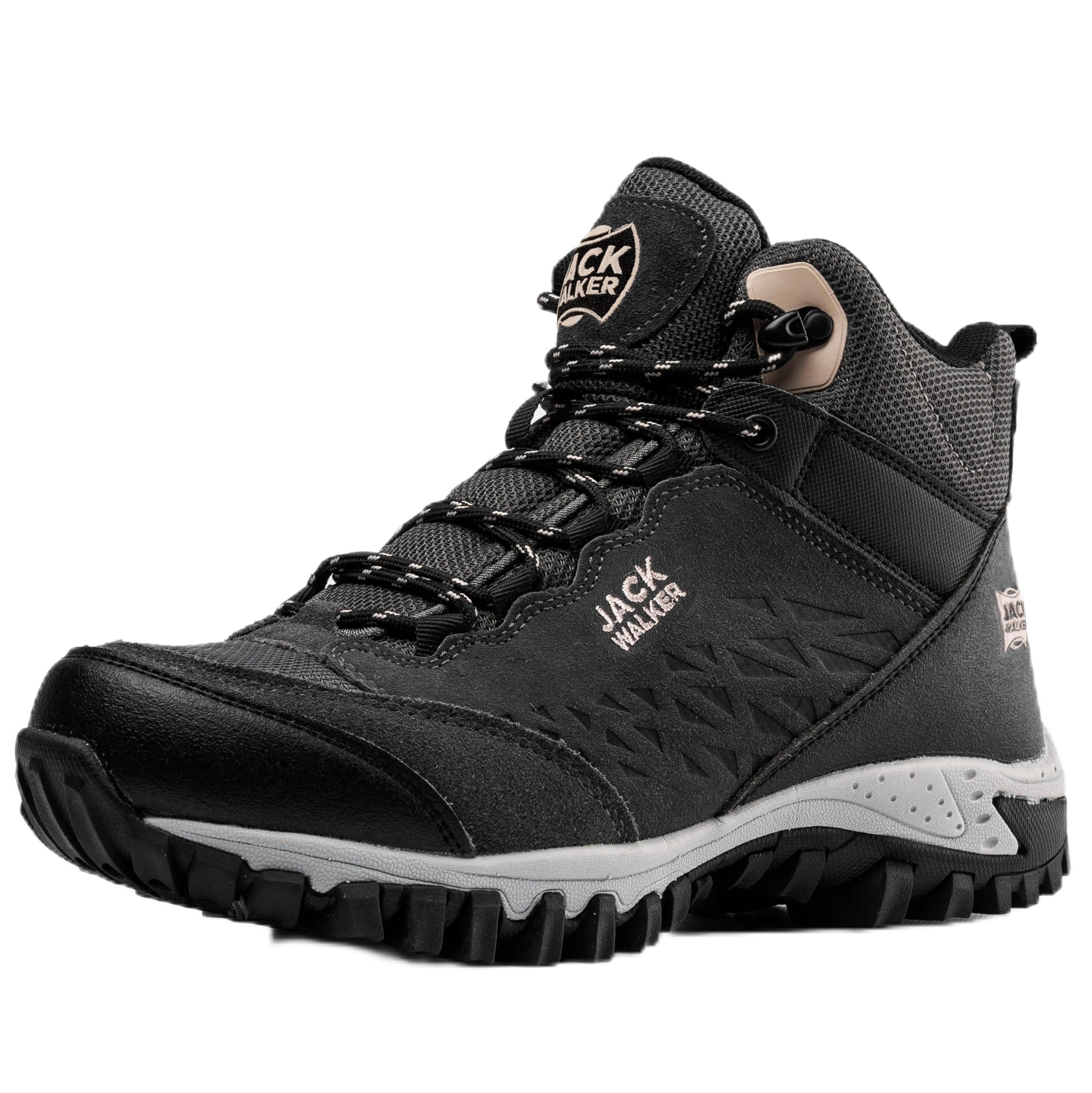 Jack Walker Scarponi per Camminare da Donna Impermeabili Scarpe Leggere e Traspiranti Escursioni e Trekking JW2005 Oro Rosa