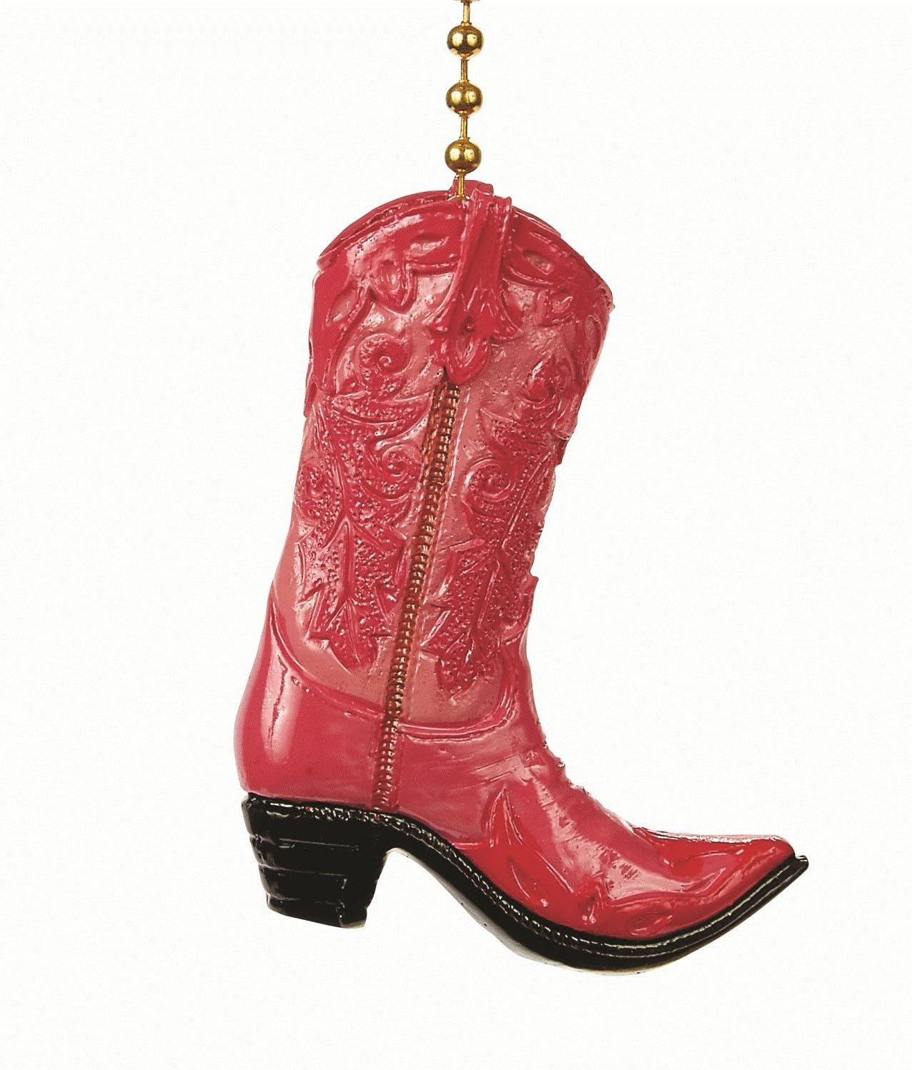 ピンクカウボーイブーツ シーリングファン プルチェーンライト ホームインテリア