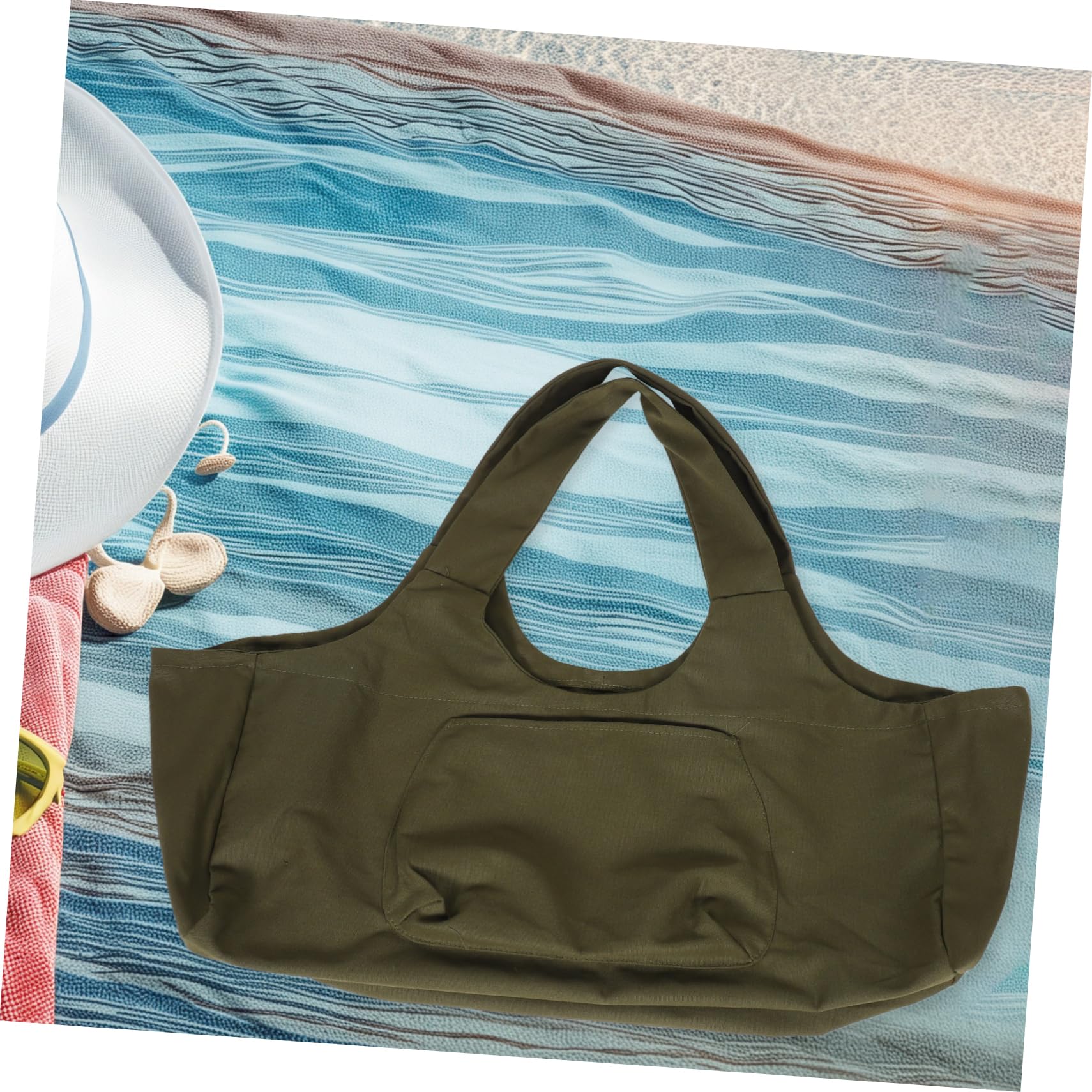 SUPVOX Bolsa y Accesorios para Mujer Ligera Gran Capacidad de Lona de Yoga para Llevar Esterilla en Actividades Deportivas