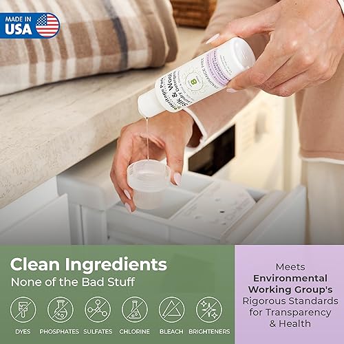 Miniatura 3 de Heritage Park - Detergente para ropa de seda y lana, sin fragancia, hipoalergénico, pH neutro, probado por dermatólogos, sensible a la piel, sin