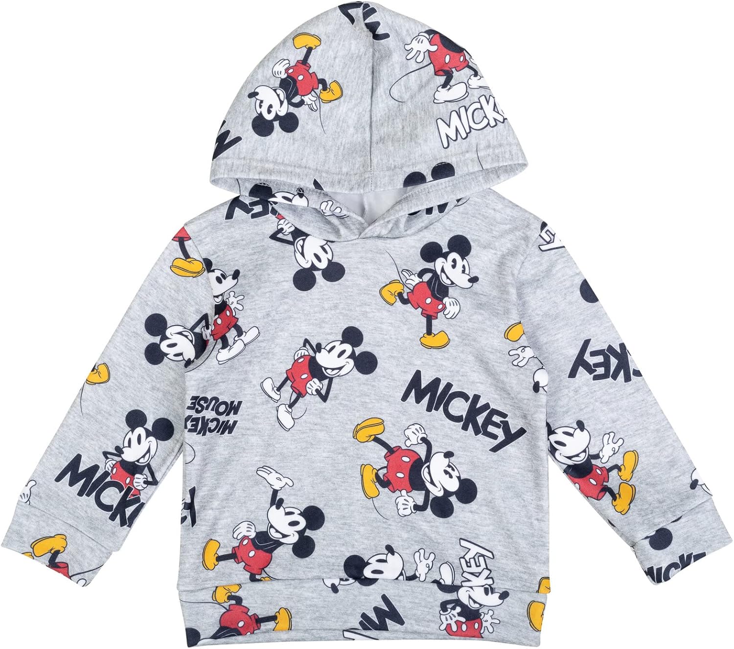 Disney Mickey Mouse Christmas Fleece Pullover Hoodie & Jogger Pants Outfit Set Newborn to Big Kid Sizes (0-3 Months - 14-16) - Image 2