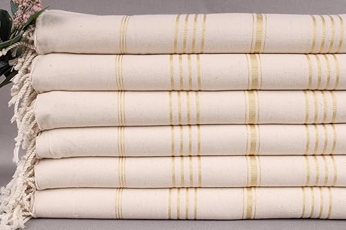 Miniatura 2 de kayra export Toalla turca, toallas de playa de gran tamaño de 40 x 71 pulgadas, manta de playa 100% algodón, de secado rápido, compacta, suave y