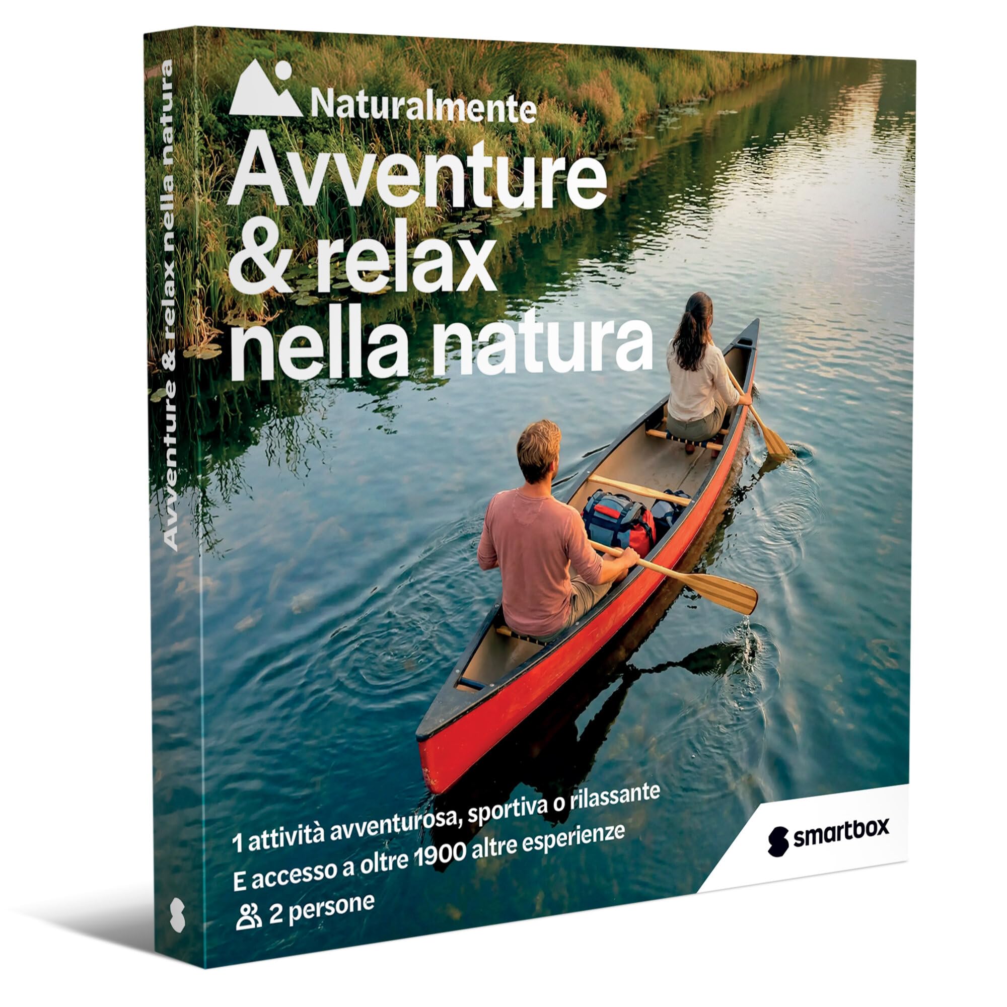 Smartbox - Cofanetto Regalo per Uomo o Donna - Avventure & Relax nella Natura - Idee Regalo Originale - 1 attività Sportiva o Rilassante per 2 Persone