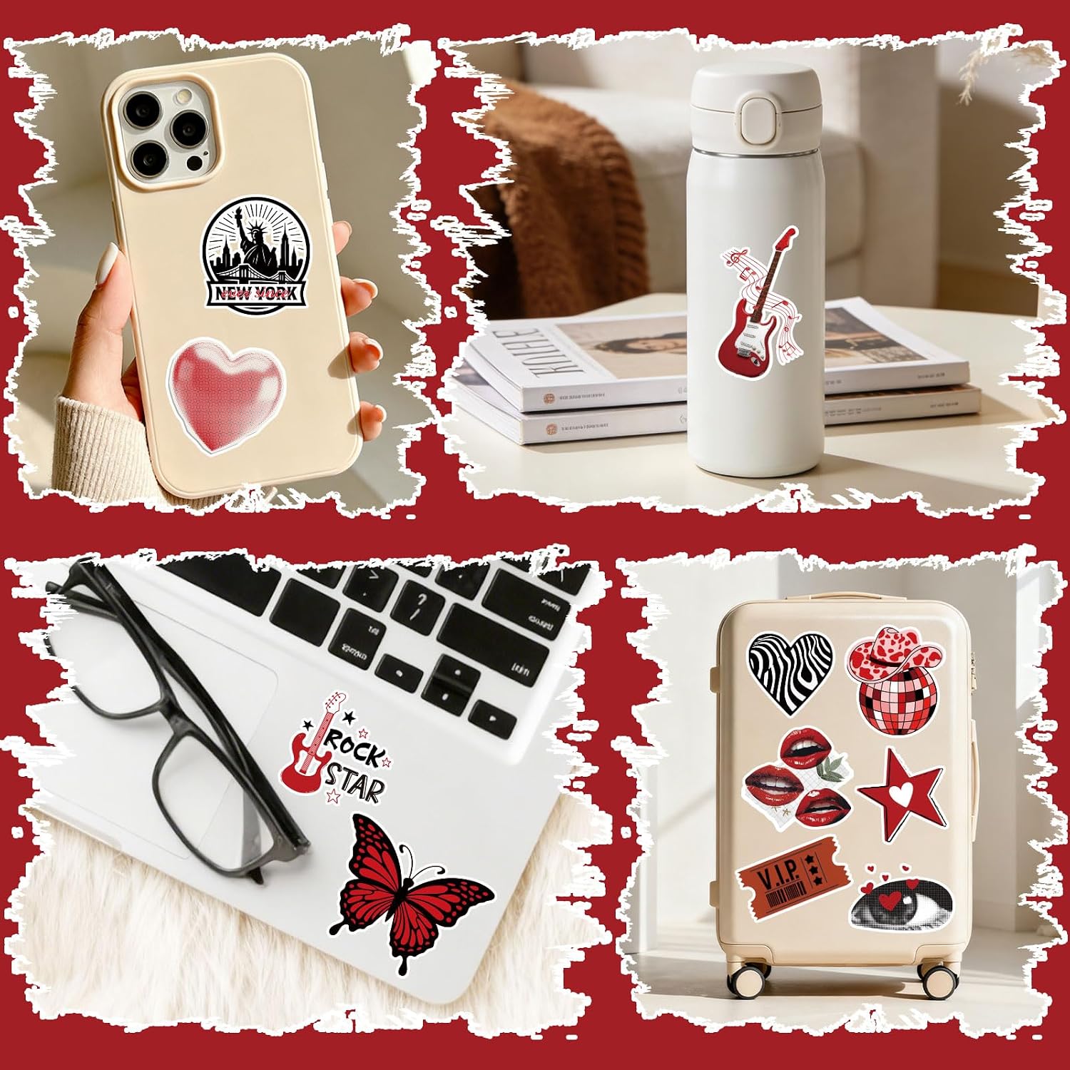 Downtown Girl Aesthetic Stickers - 100 Pcs Y2K Cool Trendy Favors image 3