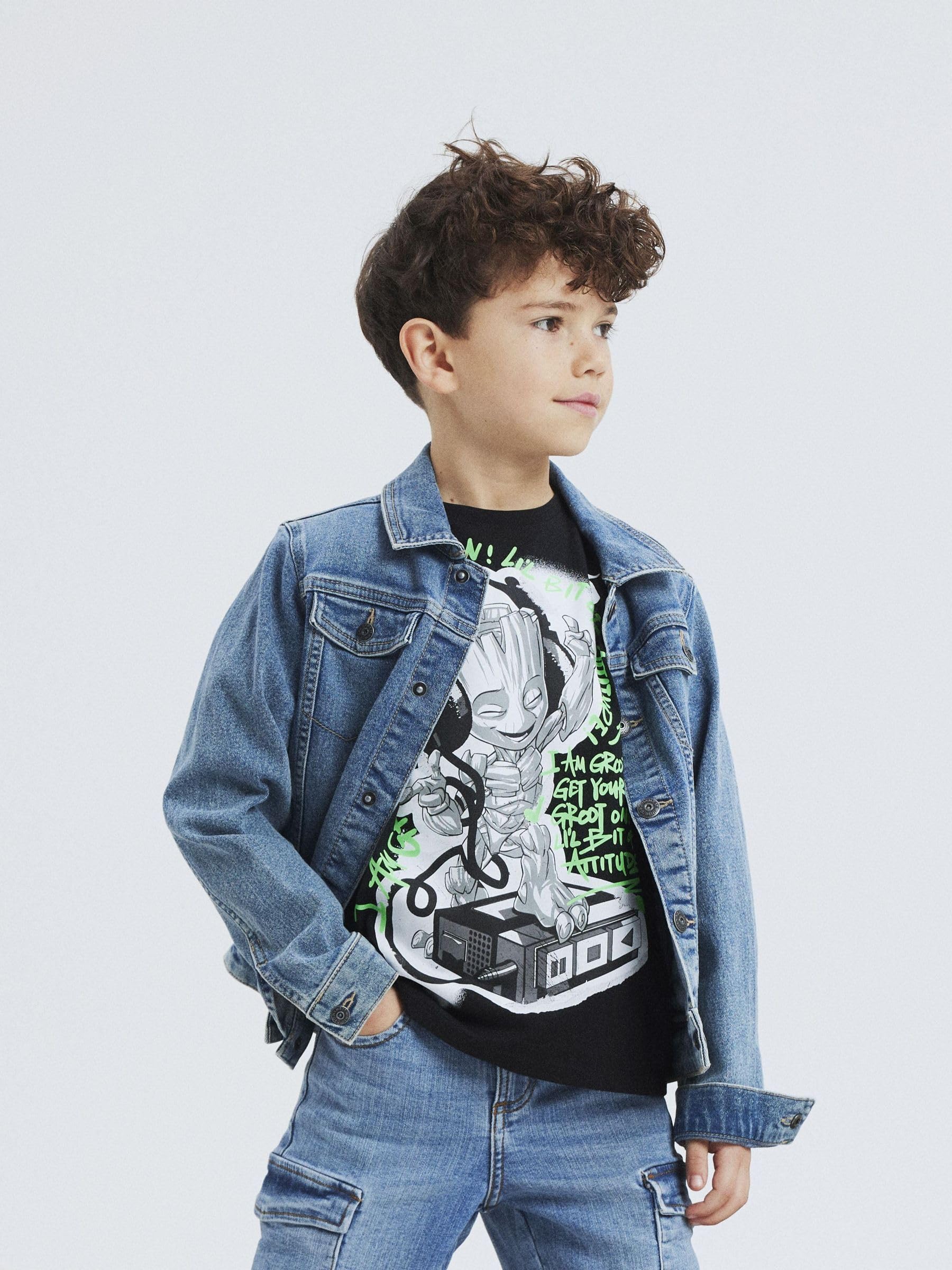 NAME IT Boy Jeansjacke Klassische