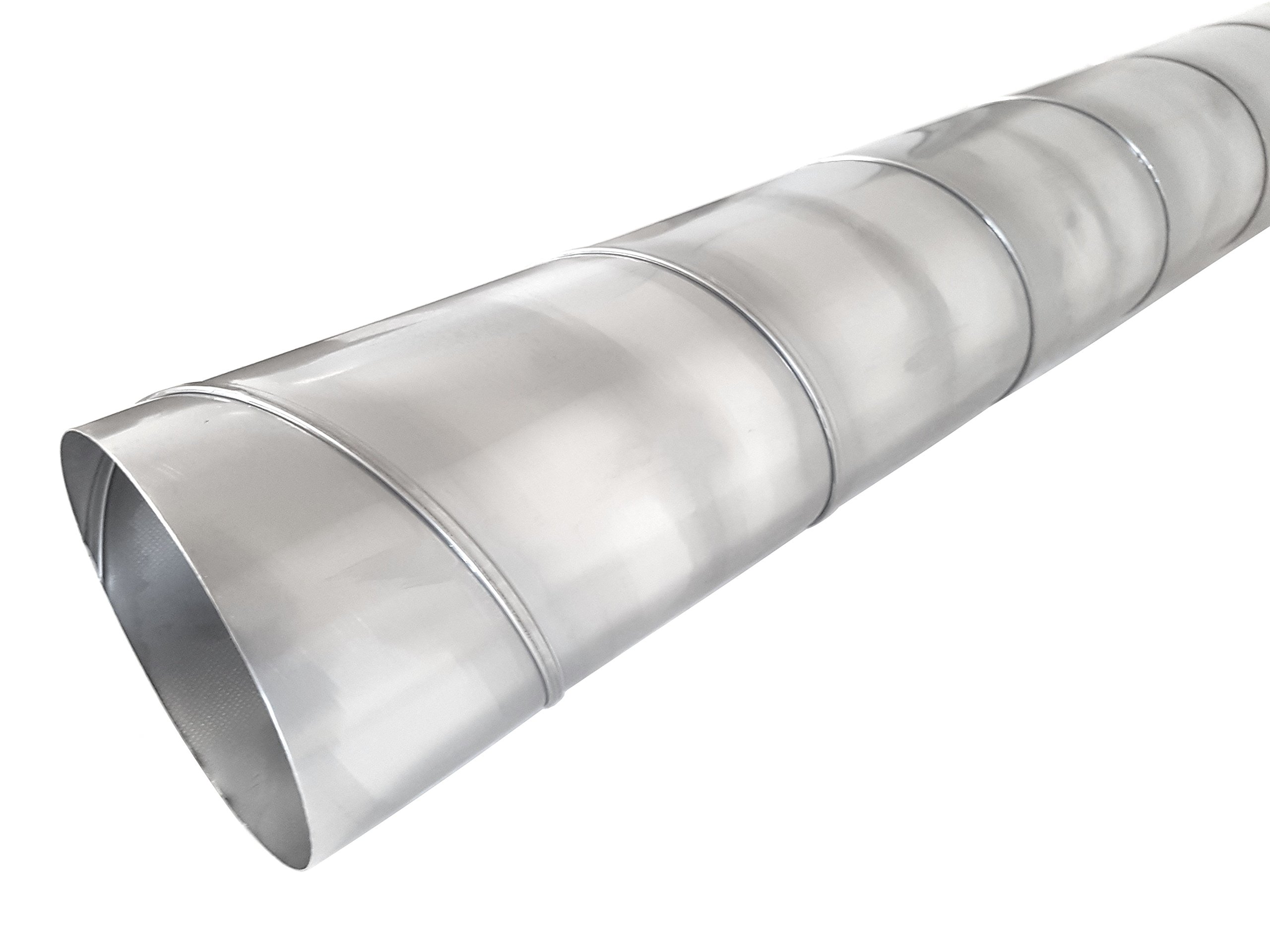 Intelmann Edelstahl Wickelfalzrohr Ø 180 Länge 1000 mm