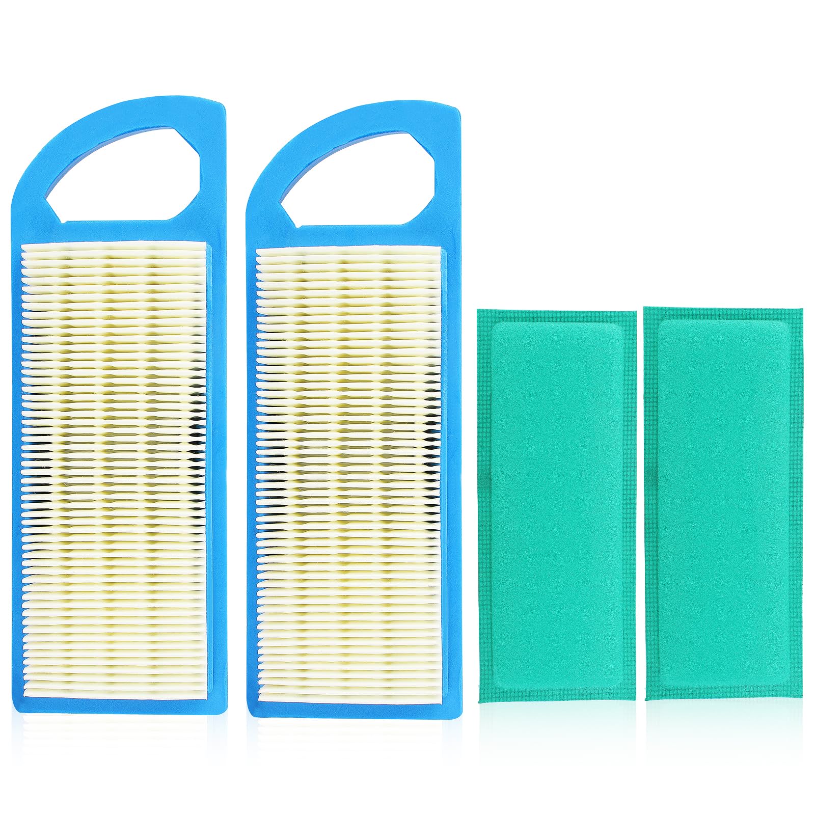 QAZAKY 2Pcs Air Filter Compatible with GY20573 M147489 M149171 102 105 115 L100 L105 L107 L108 LA100 LA105 LA110 LA115 Z225 697153 698083 795115 5077H 284H07 284H77 31F777