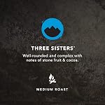 Kicking Horse Coffee, Grizzly Claw, Dark Roast, Whole Bean, 1 lb - Certified Organic, Fairtrade & Three Sisters, Medium Roast, Ground, 284 g - Certified Organic, Fairtrade, Kosher Coffee