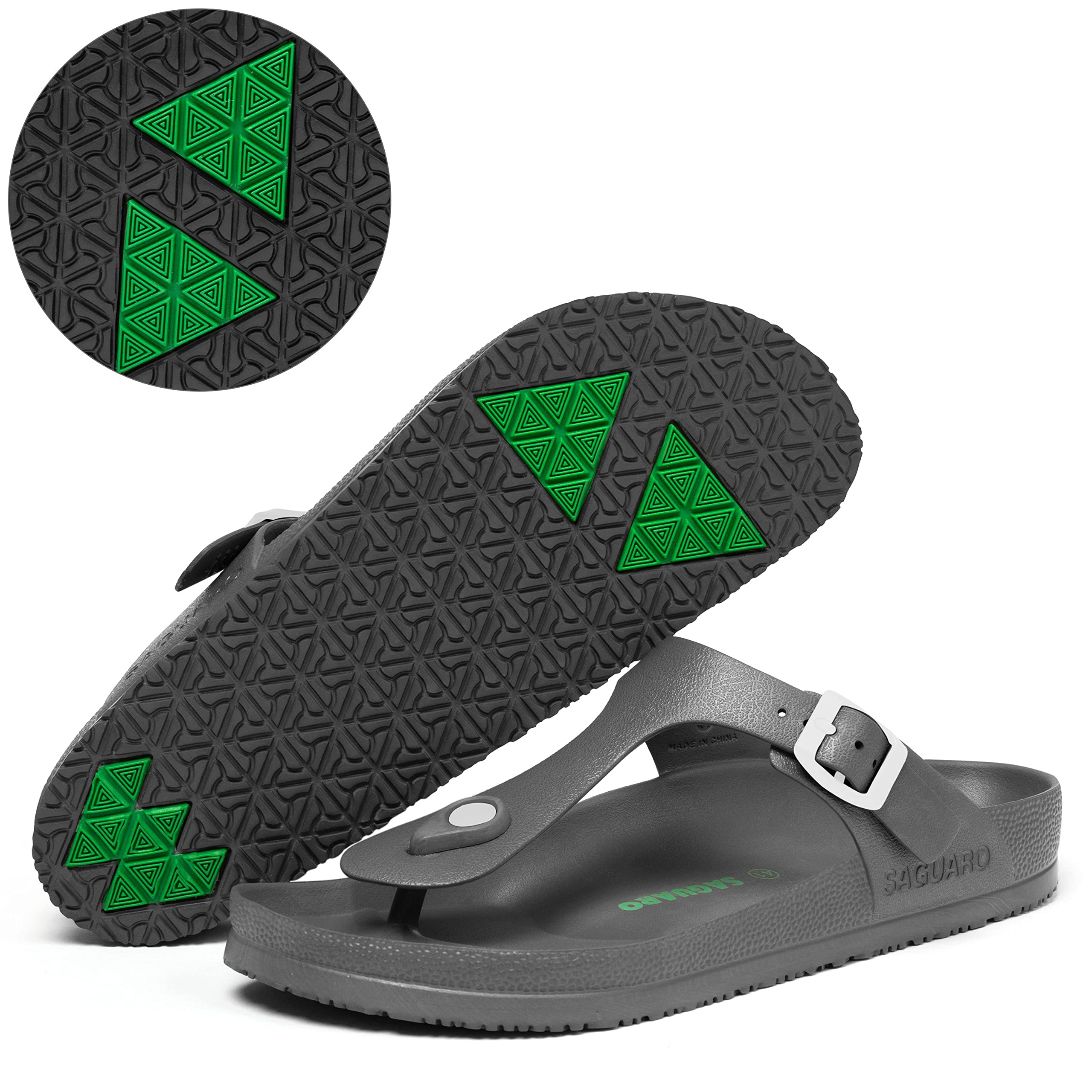 SAGUARO Pantofole Unisex Antiscivolo Uomo Donna Spiaggia da Ciabatte Slip-on Scarpe da Bagno Leggere Casuale Sandali