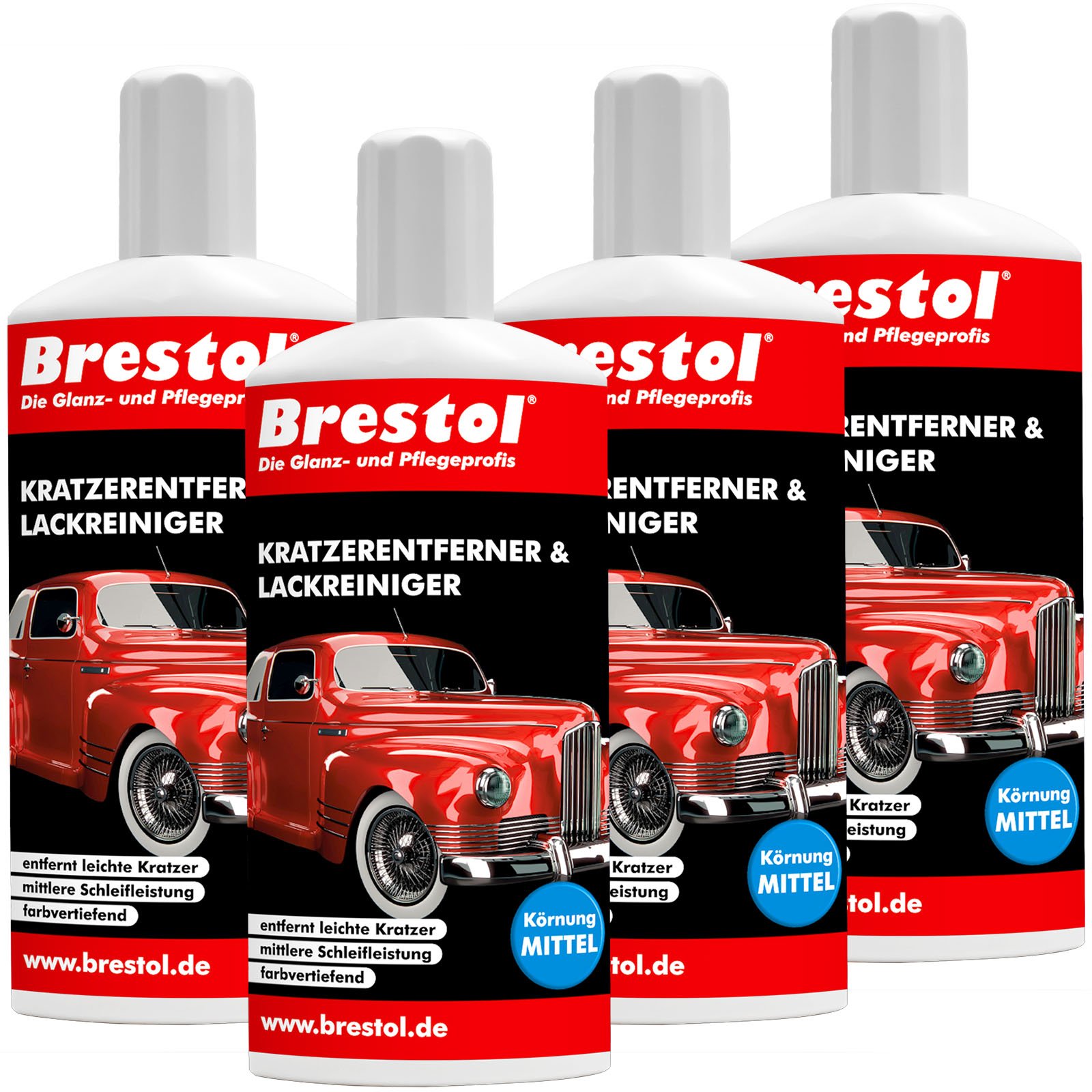 Buy Brestol Scratch Remover & Paint Cleaner 4 x 500 ml Abrasive