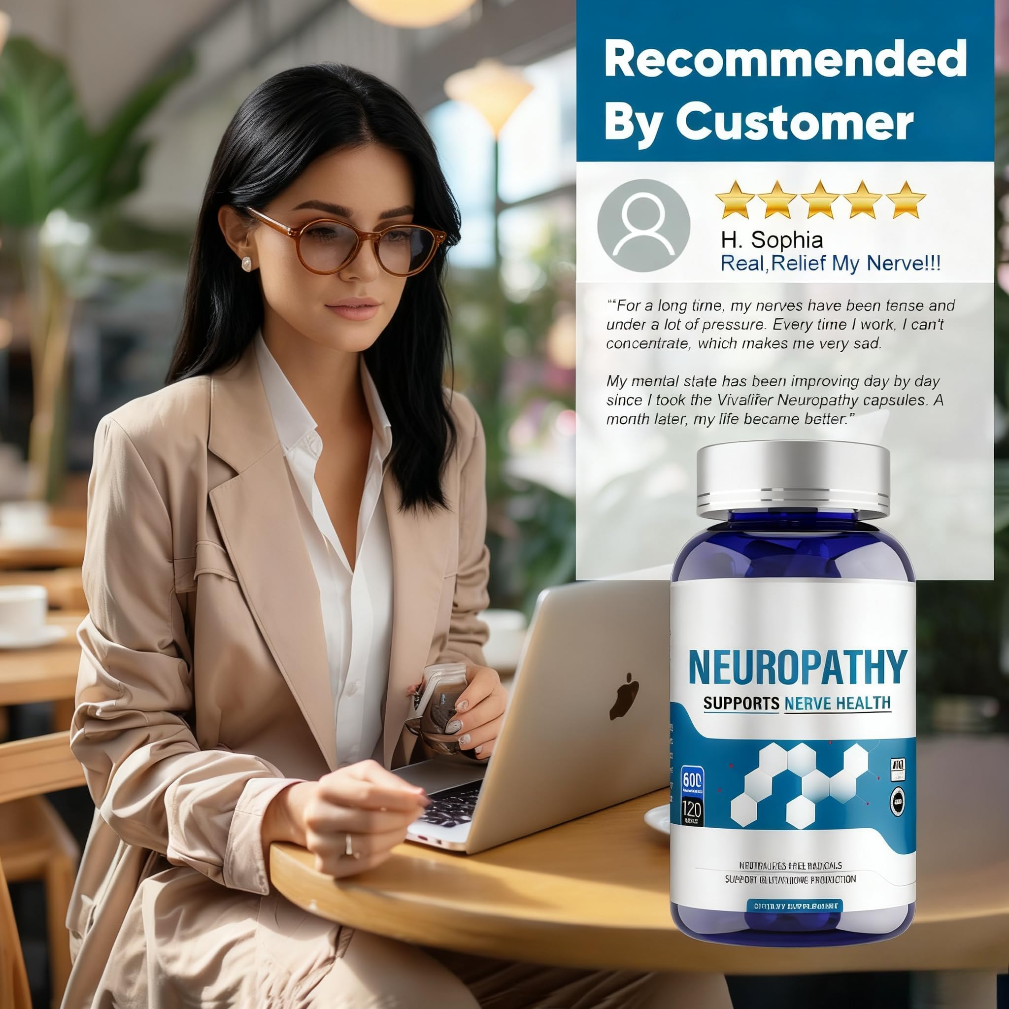 Acido Alfa Lipoico (ALA) 600mg per Capsula | Integratore Antiossidante ad Alta Potenza | Supporto al Sistema Nervoso e Benessere Metabolico | 120 Capsule