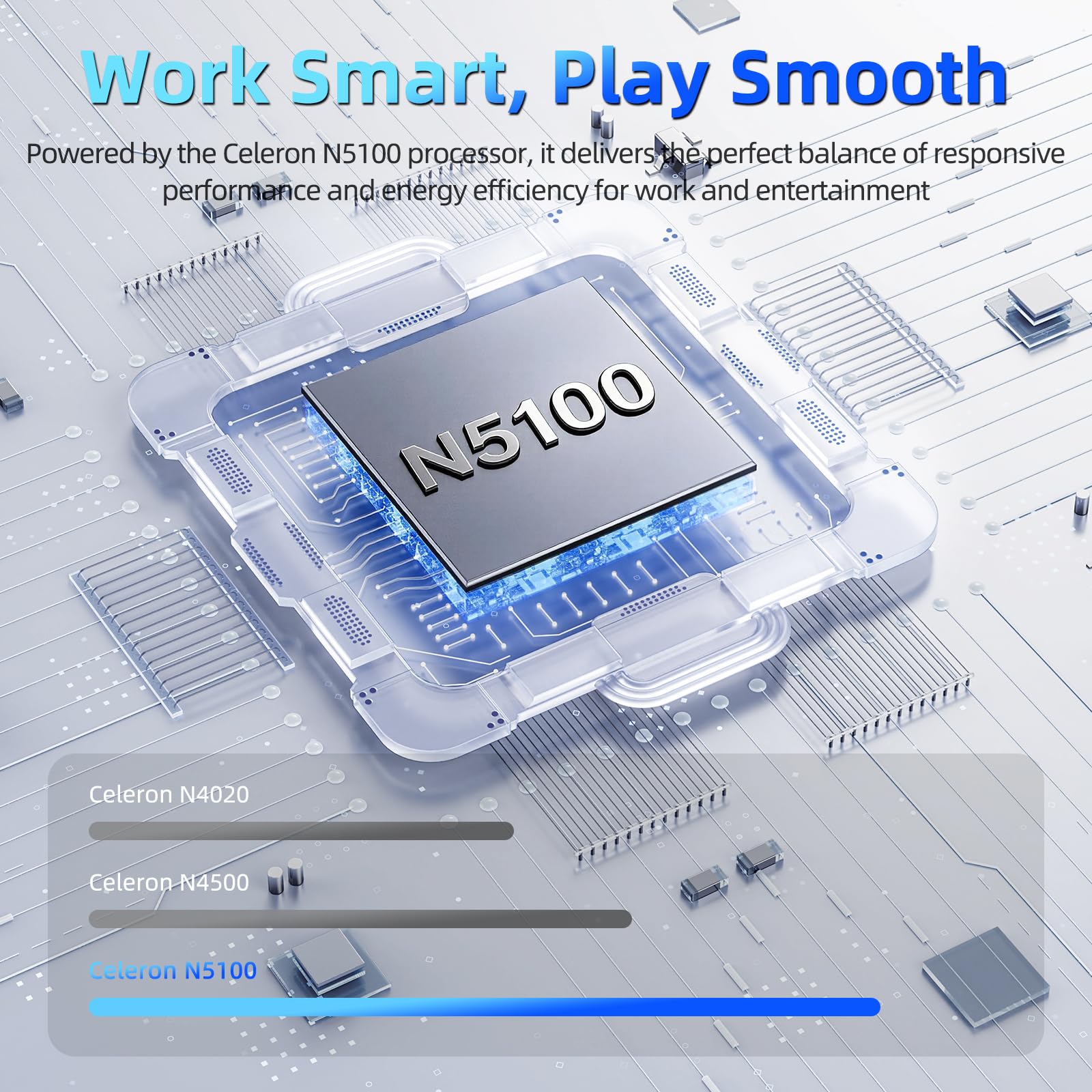 MELIUNA Laptop, 15.6 Inch Laptop Computer with Windows 11 Laptops, 16GB RAM 1024GB SSD, Celeron, Office 365, WiFi 6, IPS FHD, 180° Viewing, 53.2WH Battery, HDMI, Cooling Fan(Gray) - 5