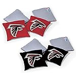 Wild Sports NFL Atlanta Falcons 8pk Dual Sided Bean Bags, Team Color