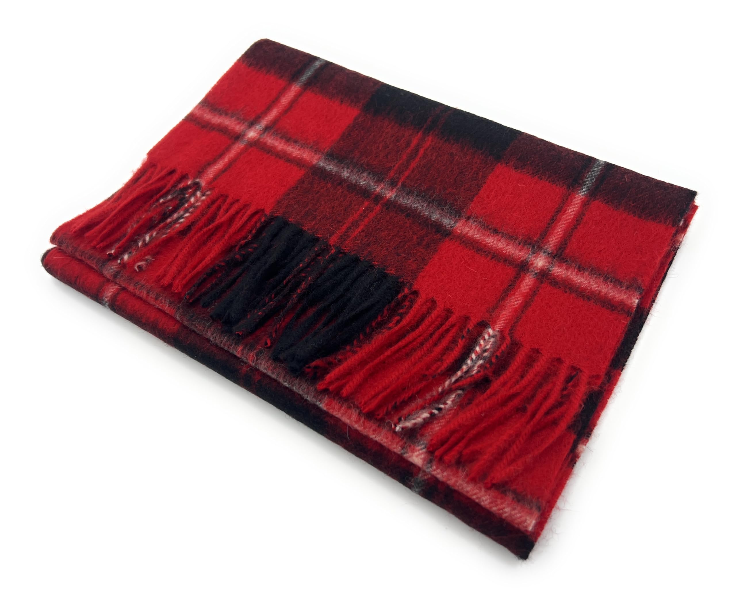 Tartan Tweeds Unisex Cunningham 100% Soft Lambswool Clan Tartan Scarf 30Cm X 180Cm (Cunningham)