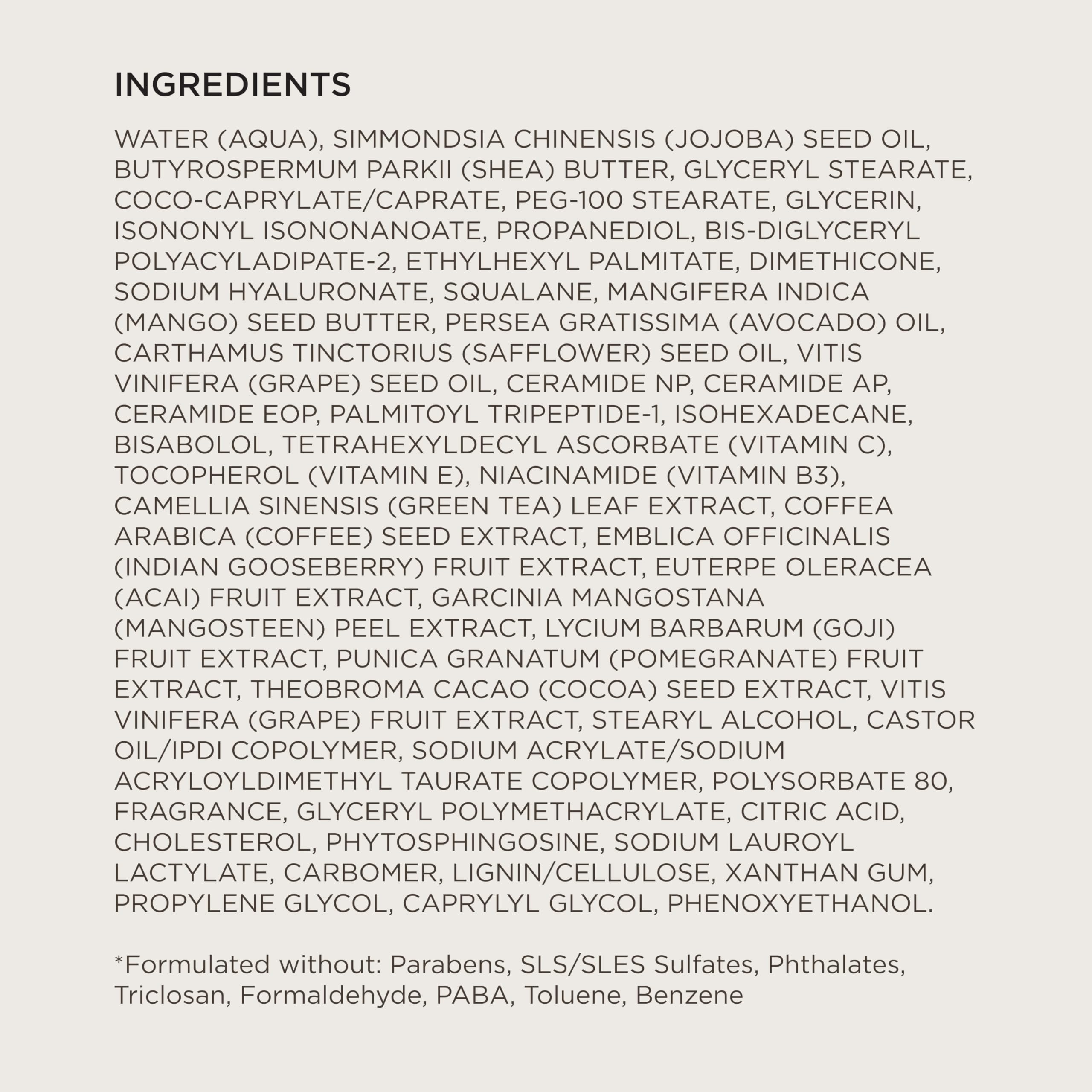 Colleen Rothschild THE RITUAL Body Cream with Ceramides, Hyaluronic Acid & Shea Butter, Nourishing Moisturizer Lotion for All Skin Types