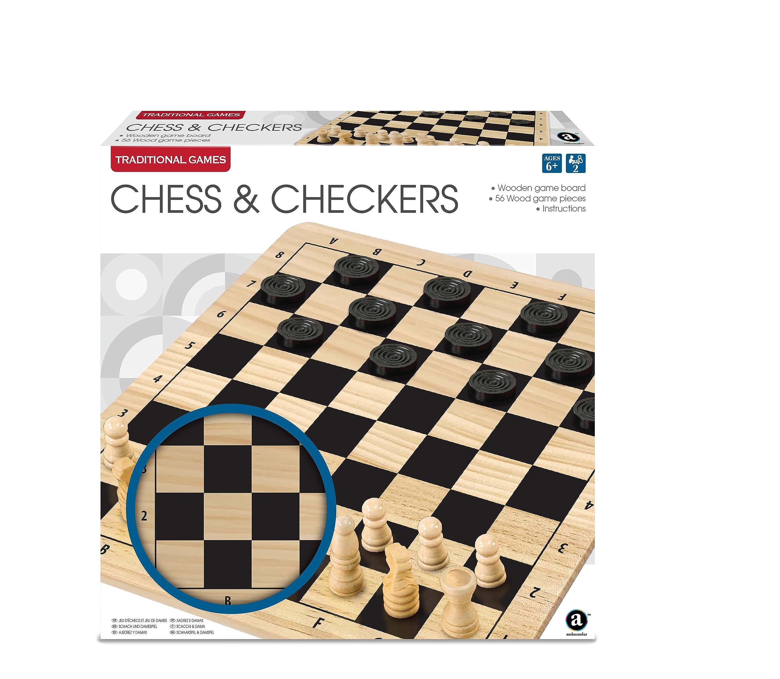 MA Wood Chess & Checkers